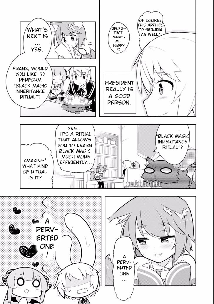 Though Young People Recoil From Entering the Black Magic Industry, I Found Its Treatment of Employees Quite Good When I Entered It, and the President and Familiar Are Cute Too So Everything Is Awesome! Chapter 3 page 5 - Chapter 3: My First Job