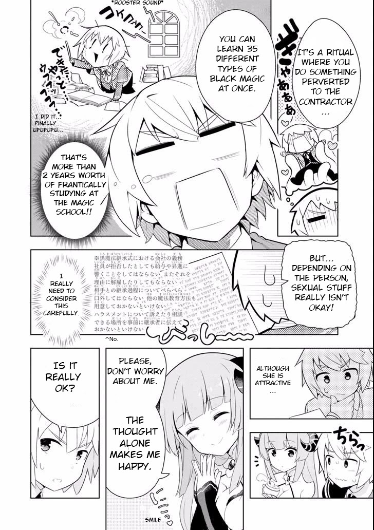 Though Young People Recoil From Entering the Black Magic Industry, I Found Its Treatment of Employees Quite Good When I Entered It, and the President and Familiar Are Cute Too So Everything Is Awesome! Chapter 3 page 6 - Chapter 3: My First Job