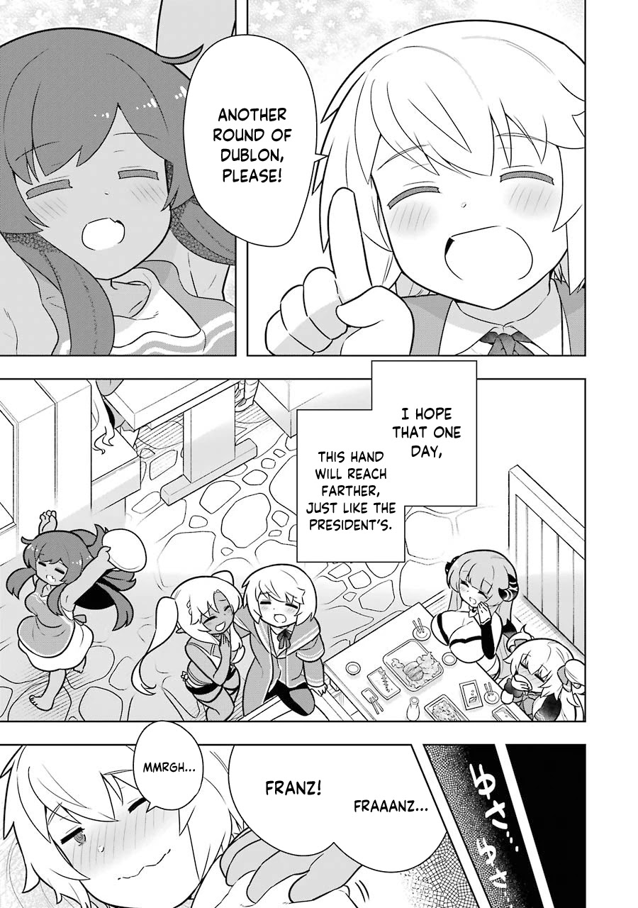 Though Young People Recoil From Entering the Black Magic Industry, I Found Its Treatment of Employees Quite Good When I Entered It, and the President and Familiar Are Cute Too So Everything Is Awesome! Chapter 30 page 29 - Chapter 30: Give Back our Protection Money!