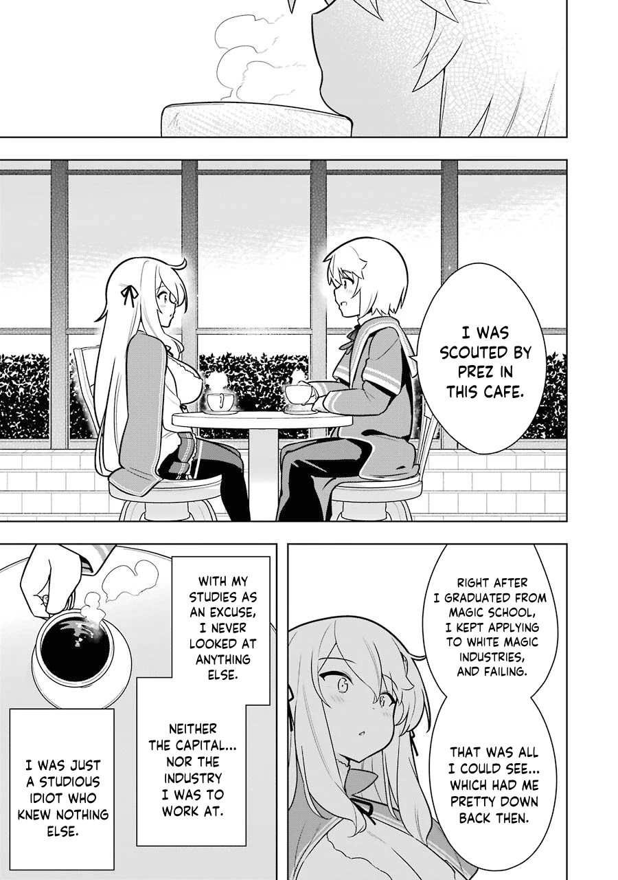 Though Young People Recoil From Entering the Black Magic Industry, I Found Its Treatment of Employees Quite Good When I Entered It, and the President and Familiar Are Cute Too So Everything Is Awesome! Chapter 31 page 19 - Chapter 31: Escorting a Customer