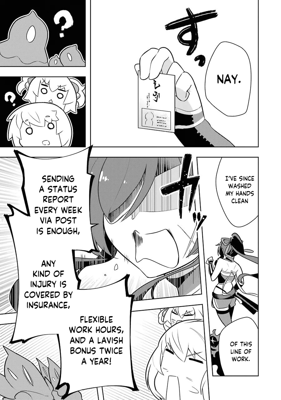 Though Young People Recoil From Entering the Black Magic Industry, I Found Its Treatment of Employees Quite Good When I Entered It, and the President and Familiar Are Cute Too So Everything Is Awesome! Chapter 32 page 27 - Chapter 32: The Chivalrous Salaryman Thief