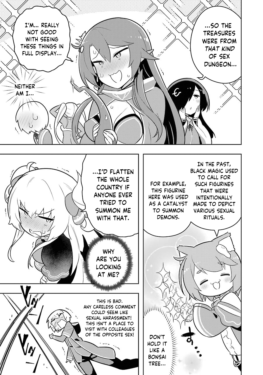 Though Young People Recoil From Entering the Black Magic Industry, I Found Its Treatment of Employees Quite Good When I Entered It, and the President and Familiar Are Cute Too So Everything Is Awesome! Chapter 34 page 12 - Chapter 34: Necrogrant's Company Outing!
