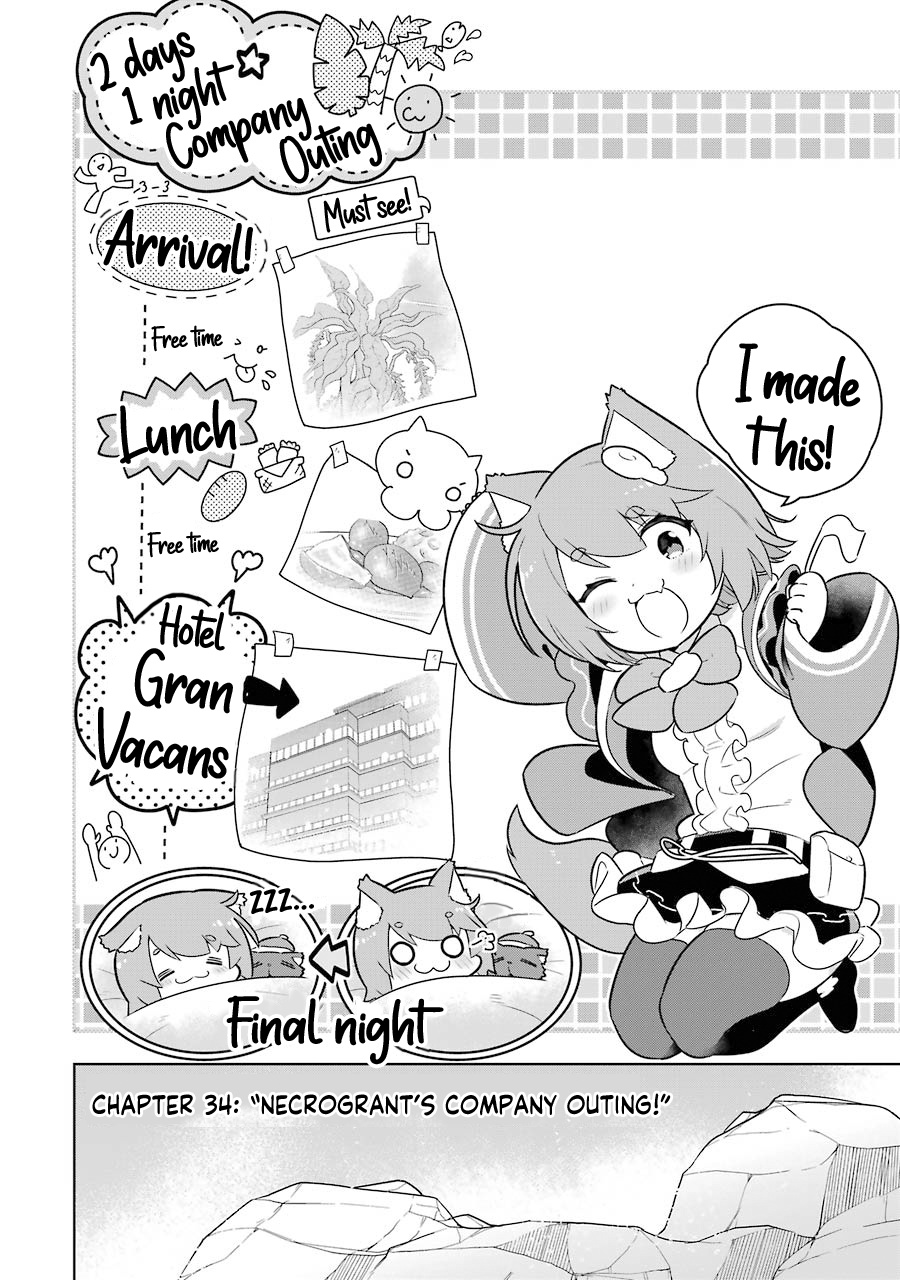 Though Young People Recoil From Entering the Black Magic Industry, I Found Its Treatment of Employees Quite Good When I Entered It, and the President and Familiar Are Cute Too So Everything Is Awesome! Chapter 34 page 3 - Chapter 34: Necrogrant's Company Outing!