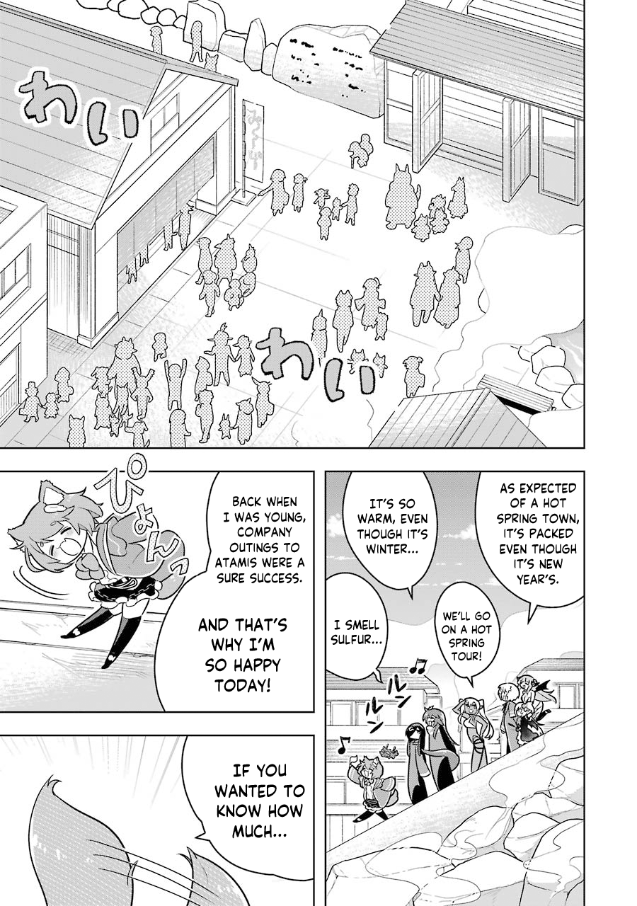 Though Young People Recoil From Entering the Black Magic Industry, I Found Its Treatment of Employees Quite Good When I Entered It, and the President and Familiar Are Cute Too So Everything Is Awesome! Chapter 34 page 4 - Chapter 34: Necrogrant's Company Outing!