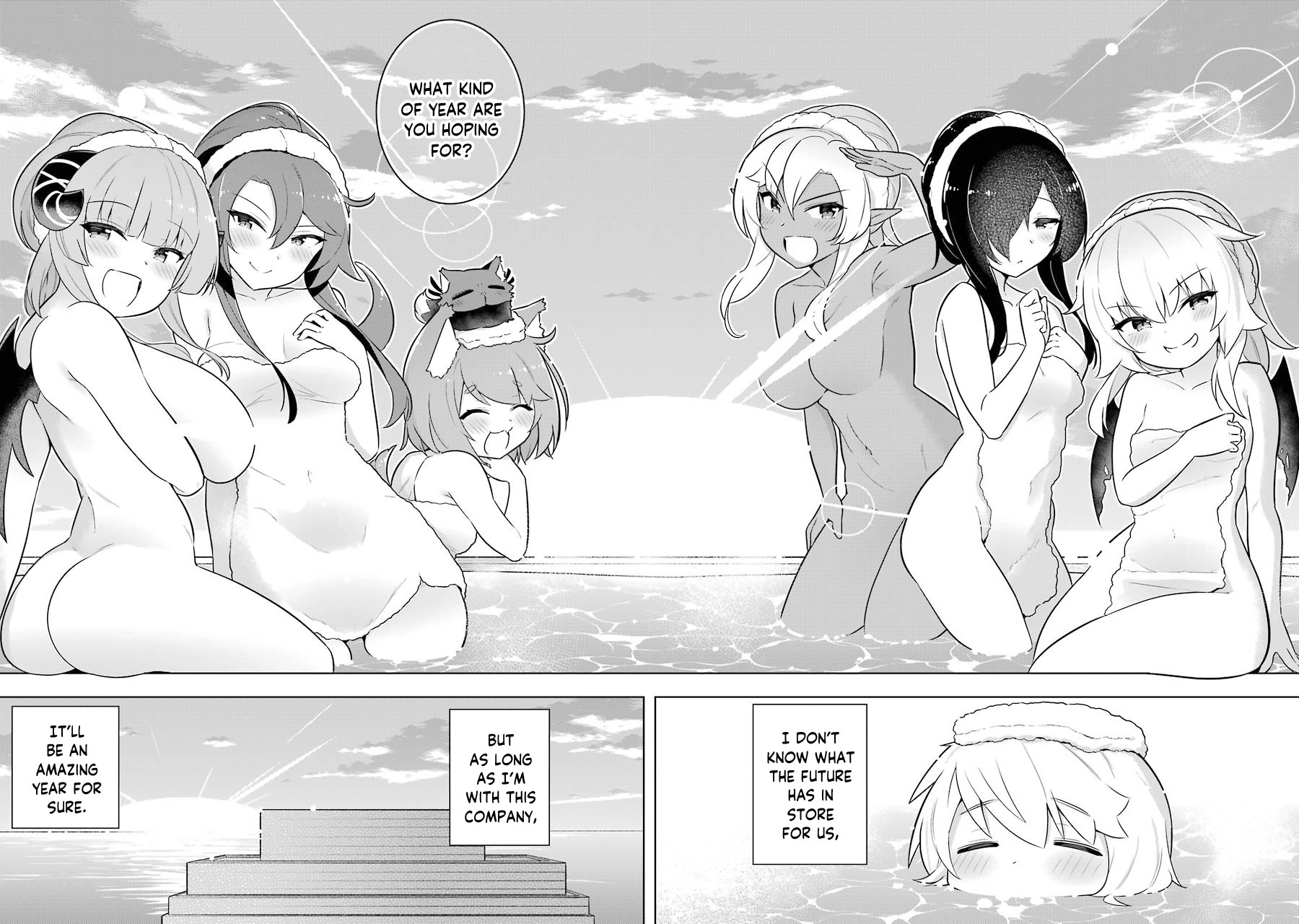 Though Young People Recoil From Entering the Black Magic Industry, I Found Its Treatment of Employees Quite Good When I Entered It, and the President and Familiar Are Cute Too So Everything Is Awesome! Chapter 34 page 54 - Chapter 34: Necrogrant's Company Outing!