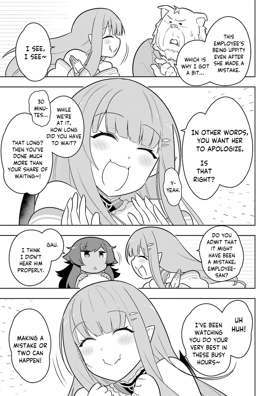 Though Young People Recoil From Entering the Black Magic Industry, I Found Its Treatment of Employees Quite Good When I Entered It, and the President and Familiar Are Cute Too So Everything Is Awesome! Chapter 35 page 17 - Chapter 35: Vampire-senpai's Customer Service Lessons