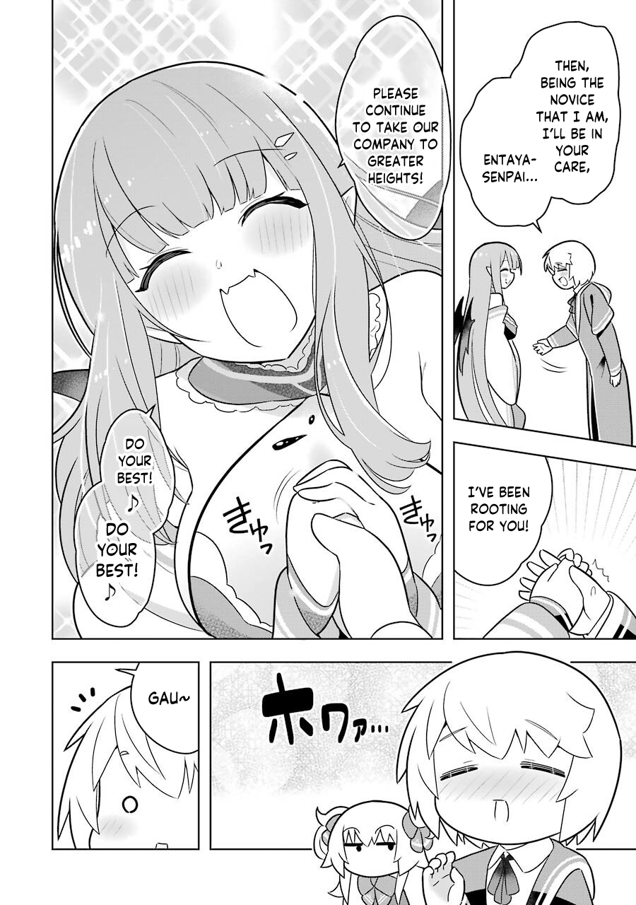 Though Young People Recoil From Entering the Black Magic Industry, I Found Its Treatment of Employees Quite Good When I Entered It, and the President and Familiar Are Cute Too So Everything Is Awesome! Chapter 35 page 22 - Chapter 35: Vampire-senpai's Customer Service Lessons