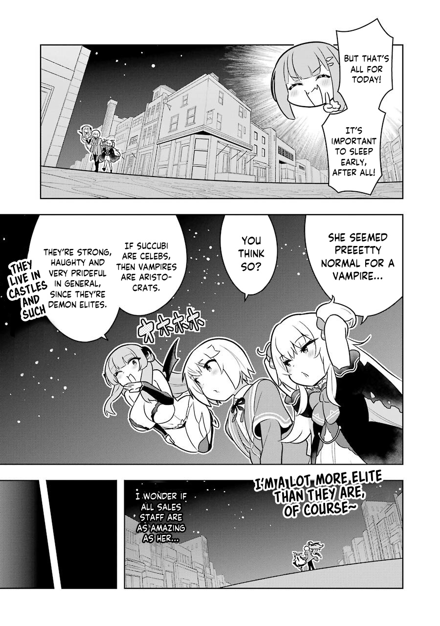 Though Young People Recoil From Entering the Black Magic Industry, I Found Its Treatment of Employees Quite Good When I Entered It, and the President and Familiar Are Cute Too So Everything Is Awesome! Chapter 35 page 27 - Chapter 35: Vampire-senpai's Customer Service Lessons