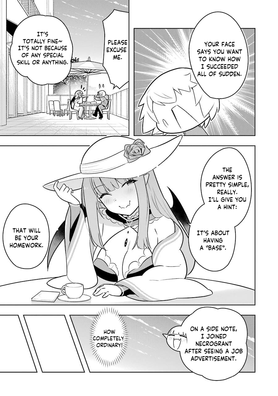 Though Young People Recoil From Entering the Black Magic Industry, I Found Its Treatment of Employees Quite Good When I Entered It, and the President and Familiar Are Cute Too So Everything Is Awesome! Chapter 35 page 33 - Chapter 35: Vampire-senpai's Customer Service Lessons
