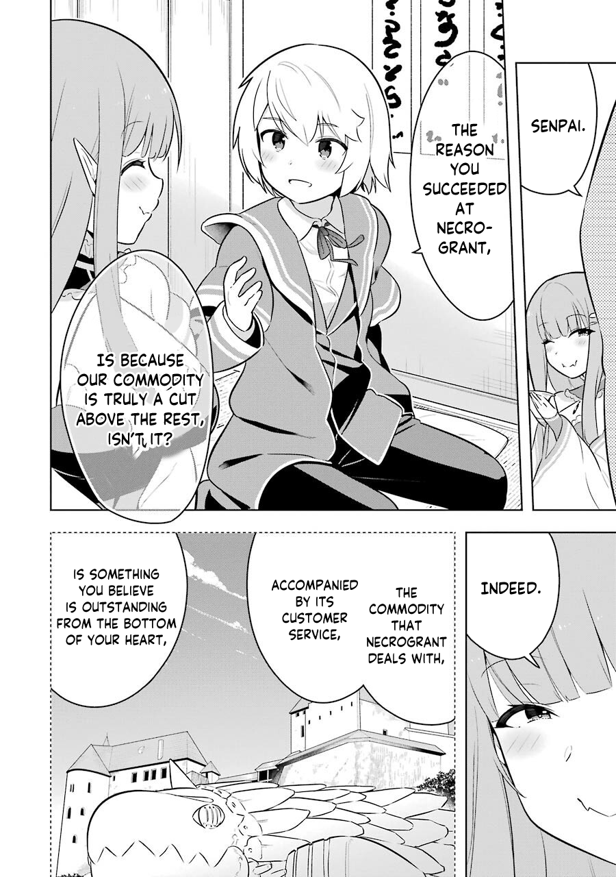 Though Young People Recoil From Entering the Black Magic Industry, I Found Its Treatment of Employees Quite Good When I Entered It, and the President and Familiar Are Cute Too So Everything Is Awesome! Chapter 35 page 40 - Chapter 35: Vampire-senpai's Customer Service Lessons