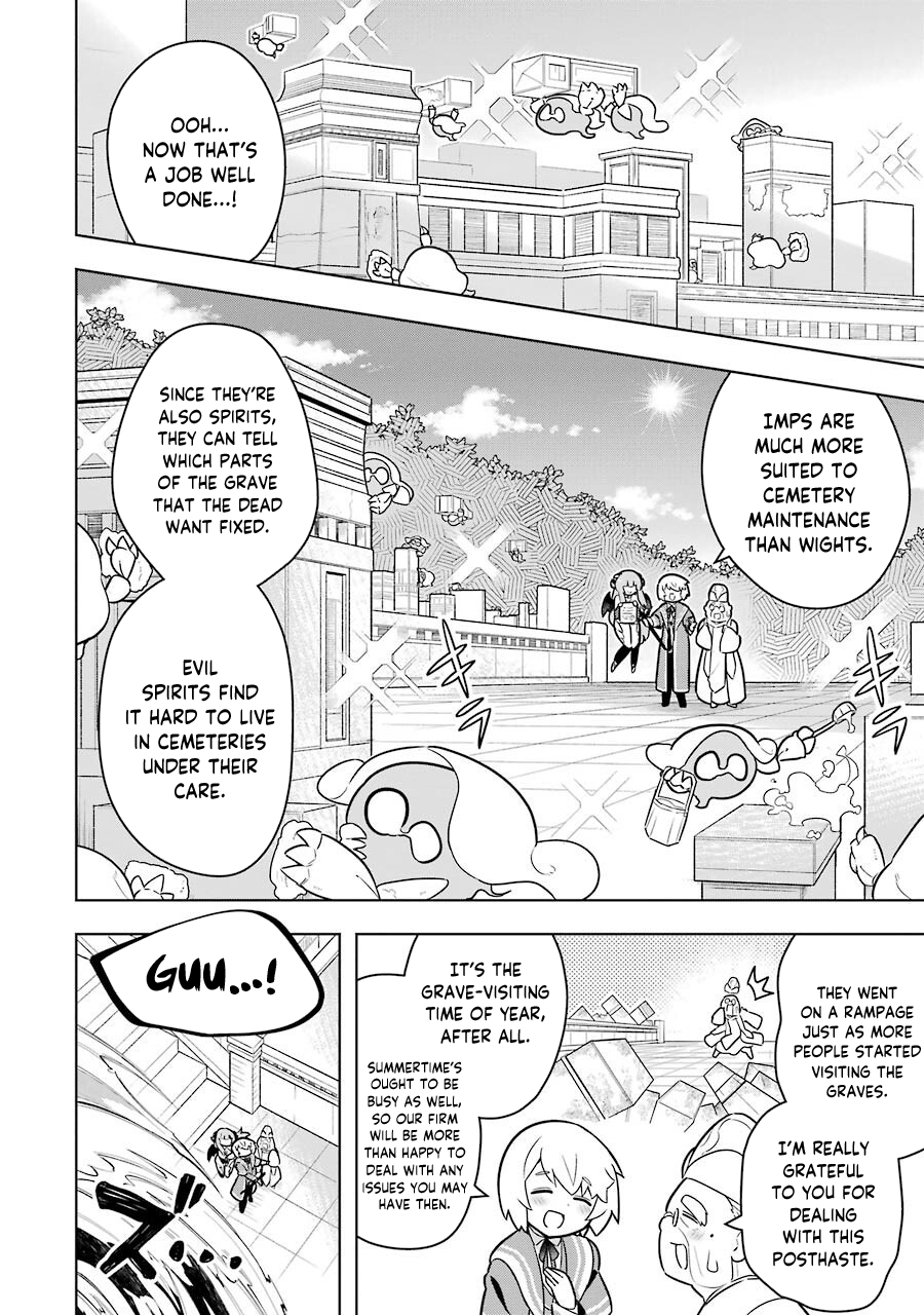 Though Young People Recoil From Entering the Black Magic Industry, I Found Its Treatment of Employees Quite Good When I Entered It, and the President and Familiar Are Cute Too So Everything Is Awesome! Chapter 35 page 6 - Chapter 35: Vampire-senpai's Customer Service Lessons
