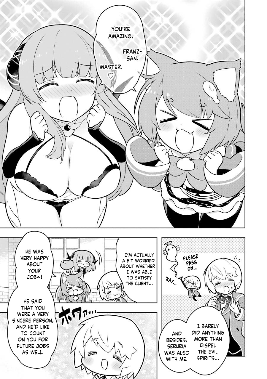 Though Young People Recoil From Entering the Black Magic Industry, I Found Its Treatment of Employees Quite Good When I Entered It, and the President and Familiar Are Cute Too So Everything Is Awesome! Chapter 35 page 9 - Chapter 35: Vampire-senpai's Customer Service Lessons