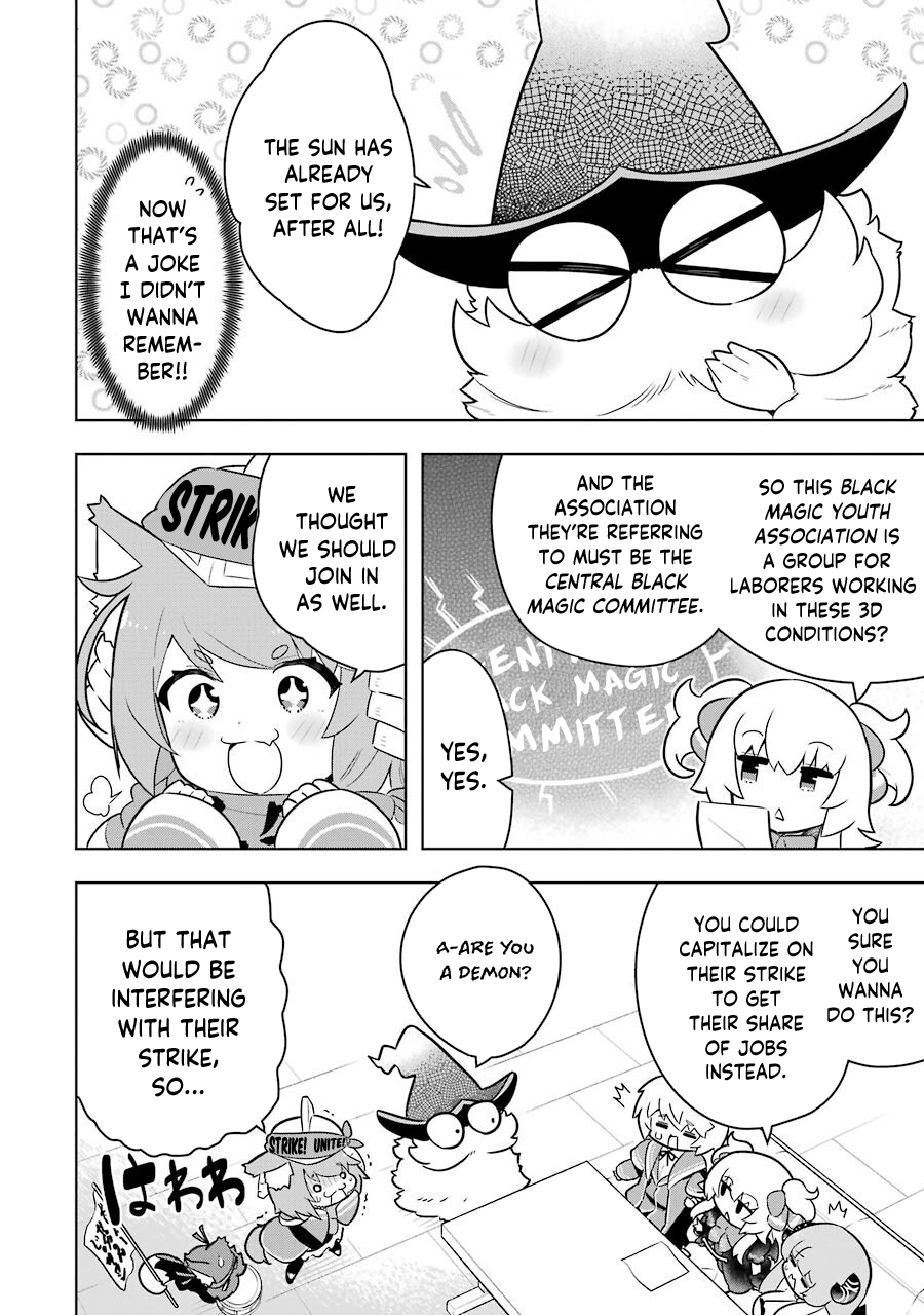 Though Young People Recoil From Entering the Black Magic Industry, I Found Its Treatment of Employees Quite Good When I Entered It, and the President and Familiar Are Cute Too So Everything Is Awesome! Chapter 36 page 10 - Chapter 36: The Black Magic Strike