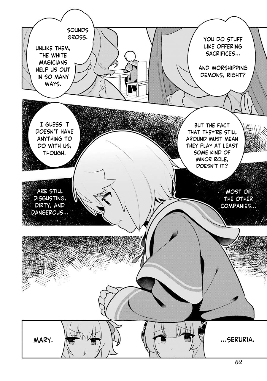 Though Young People Recoil From Entering the Black Magic Industry, I Found Its Treatment of Employees Quite Good When I Entered It, and the President and Familiar Are Cute Too So Everything Is Awesome! Chapter 36 page 14 - Chapter 36: The Black Magic Strike