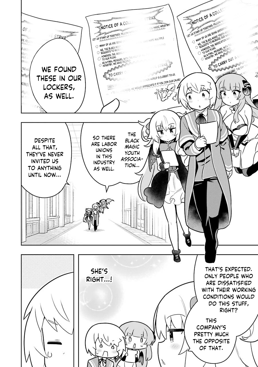 Though Young People Recoil From Entering the Black Magic Industry, I Found Its Treatment of Employees Quite Good When I Entered It, and the President and Familiar Are Cute Too So Everything Is Awesome! Chapter 36 page 4 - Chapter 36: The Black Magic Strike