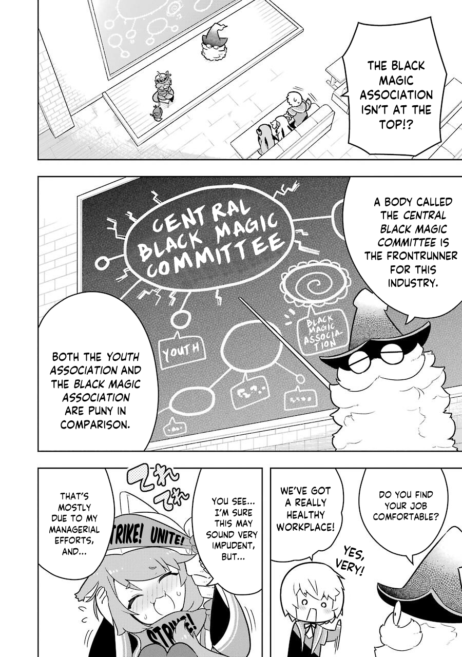 Though Young People Recoil From Entering the Black Magic Industry, I Found Its Treatment of Employees Quite Good When I Entered It, and the President and Familiar Are Cute Too So Everything Is Awesome! Chapter 36 page 8 - Chapter 36: The Black Magic Strike