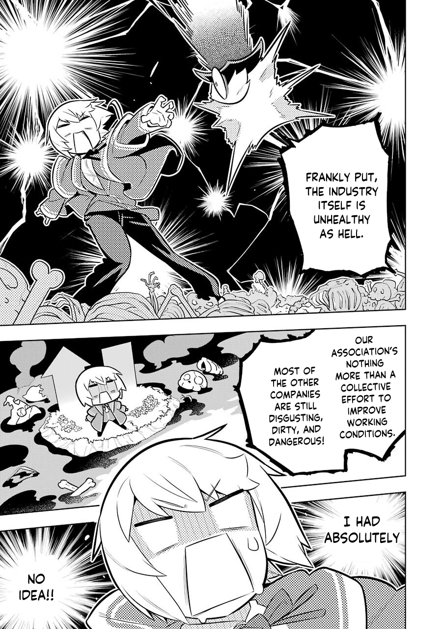 Though Young People Recoil From Entering the Black Magic Industry, I Found Its Treatment of Employees Quite Good When I Entered It, and the President and Familiar Are Cute Too So Everything Is Awesome! Chapter 36 page 9 - Chapter 36: The Black Magic Strike