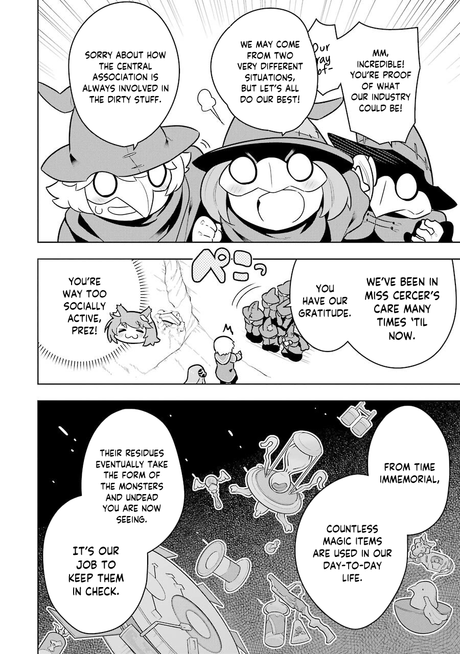 Though Young People Recoil From Entering the Black Magic Industry, I Found Its Treatment of Employees Quite Good When I Entered It, and the President and Familiar Are Cute Too So Everything Is Awesome! Chapter 37 page 12 - Chapter 37: The Black Mages are Working Today as Well