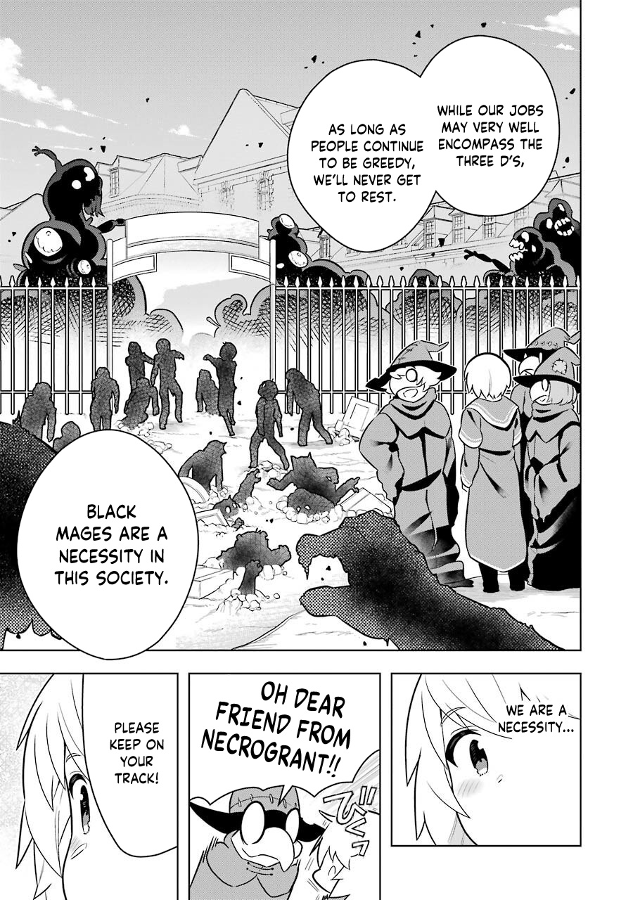 Though Young People Recoil From Entering the Black Magic Industry, I Found Its Treatment of Employees Quite Good When I Entered It, and the President and Familiar Are Cute Too So Everything Is Awesome! Chapter 37 page 13 - Chapter 37: The Black Mages are Working Today as Well