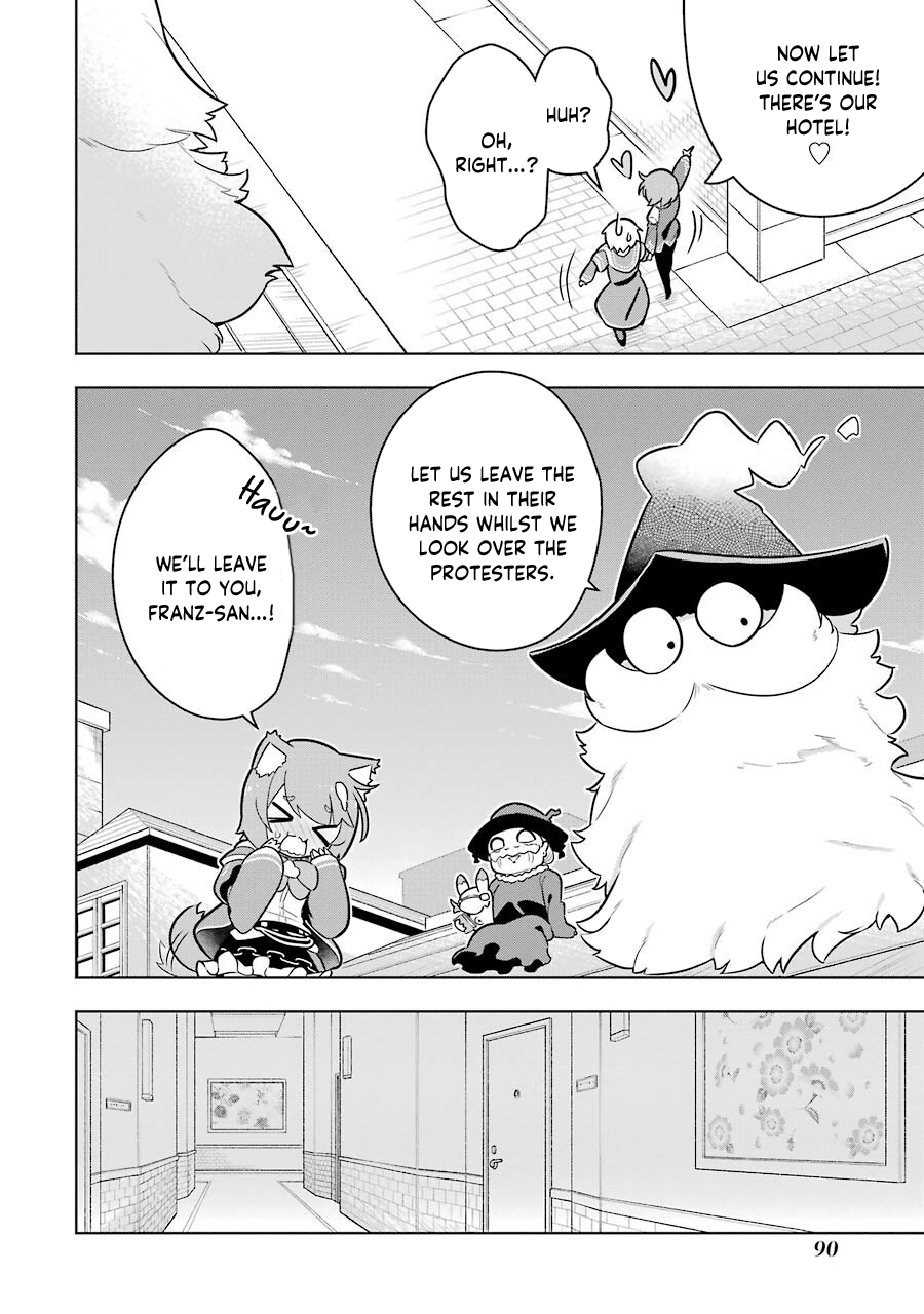 Though Young People Recoil From Entering the Black Magic Industry, I Found Its Treatment of Employees Quite Good When I Entered It, and the President and Familiar Are Cute Too So Everything Is Awesome! Chapter 37 page 22 - Chapter 37: The Black Mages are Working Today as Well