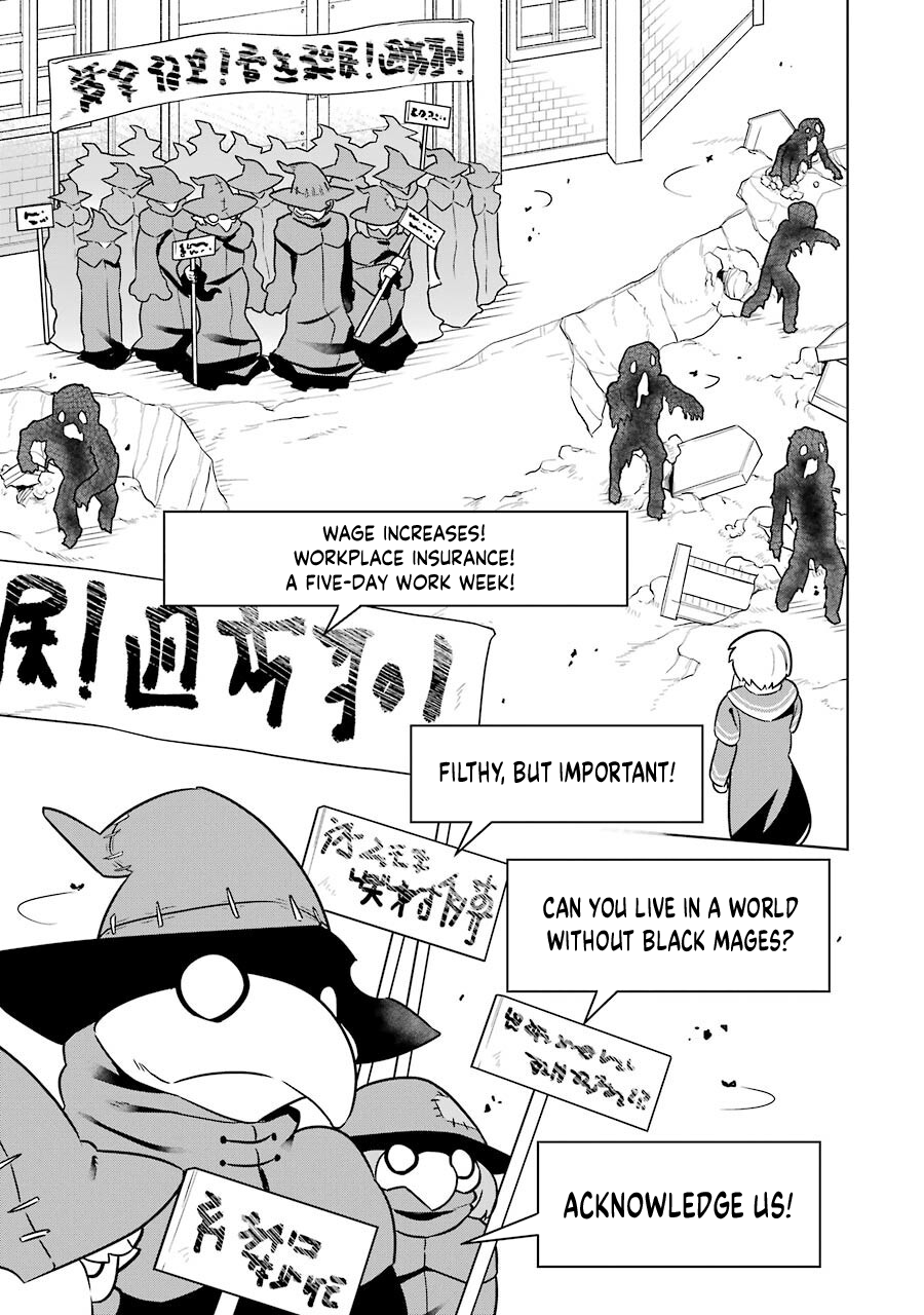 Though Young People Recoil From Entering the Black Magic Industry, I Found Its Treatment of Employees Quite Good When I Entered It, and the President and Familiar Are Cute Too So Everything Is Awesome! Chapter 37 page 7 - Chapter 37: The Black Mages are Working Today as Well