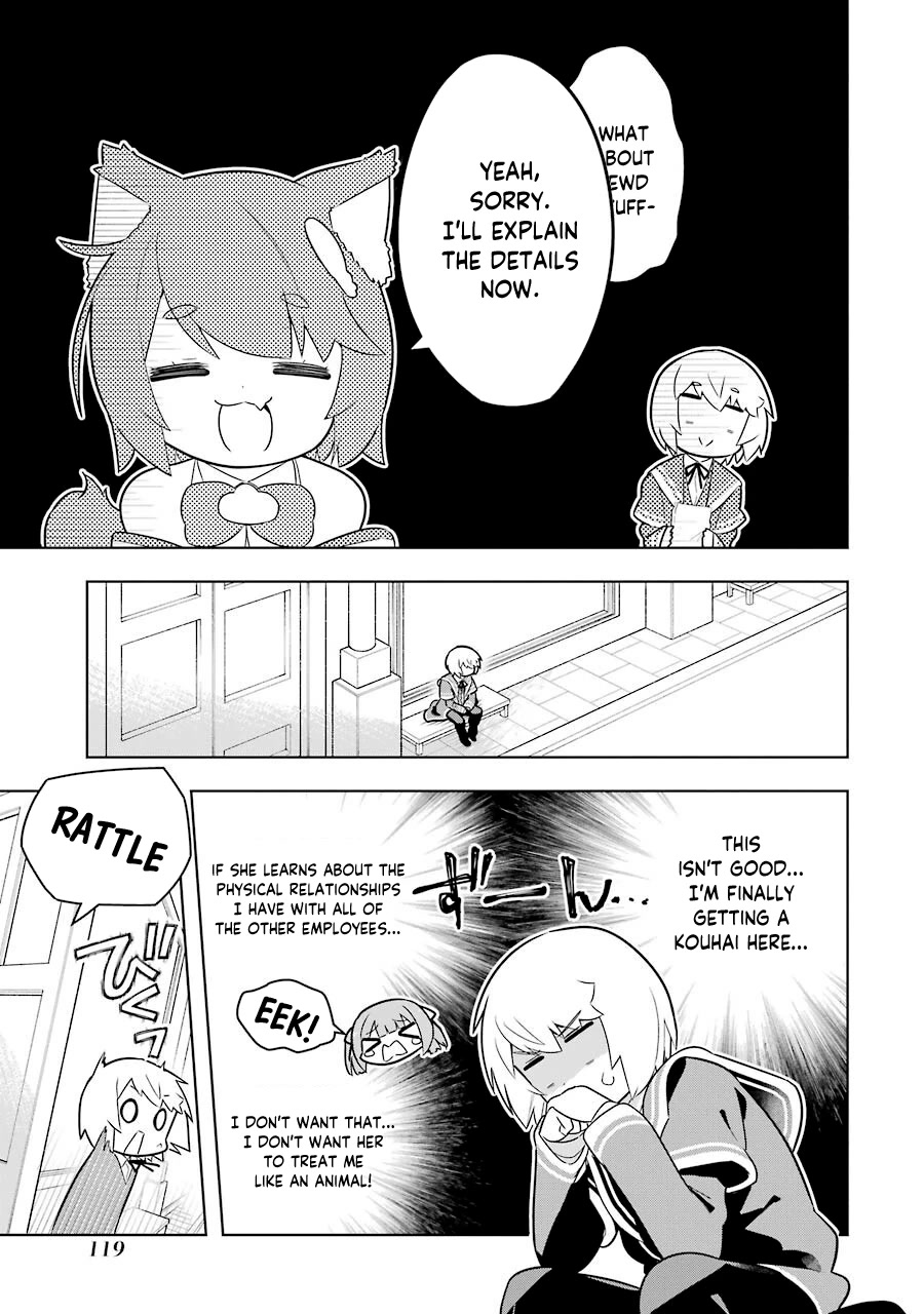 Though Young People Recoil From Entering the Black Magic Industry, I Found Its Treatment of Employees Quite Good When I Entered It, and the President and Familiar Are Cute Too So Everything Is Awesome! Chapter 38 page 19 - Chapter 38: Franz Holds an Interview