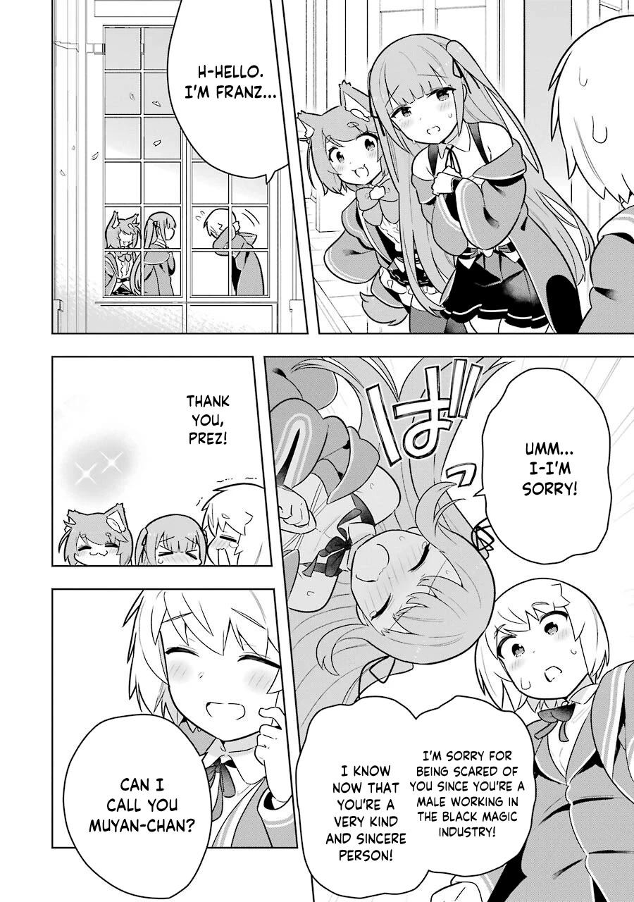 Though Young People Recoil From Entering the Black Magic Industry, I Found Its Treatment of Employees Quite Good When I Entered It, and the President and Familiar Are Cute Too So Everything Is Awesome! Chapter 38 page 20 - Chapter 38: Franz Holds an Interview