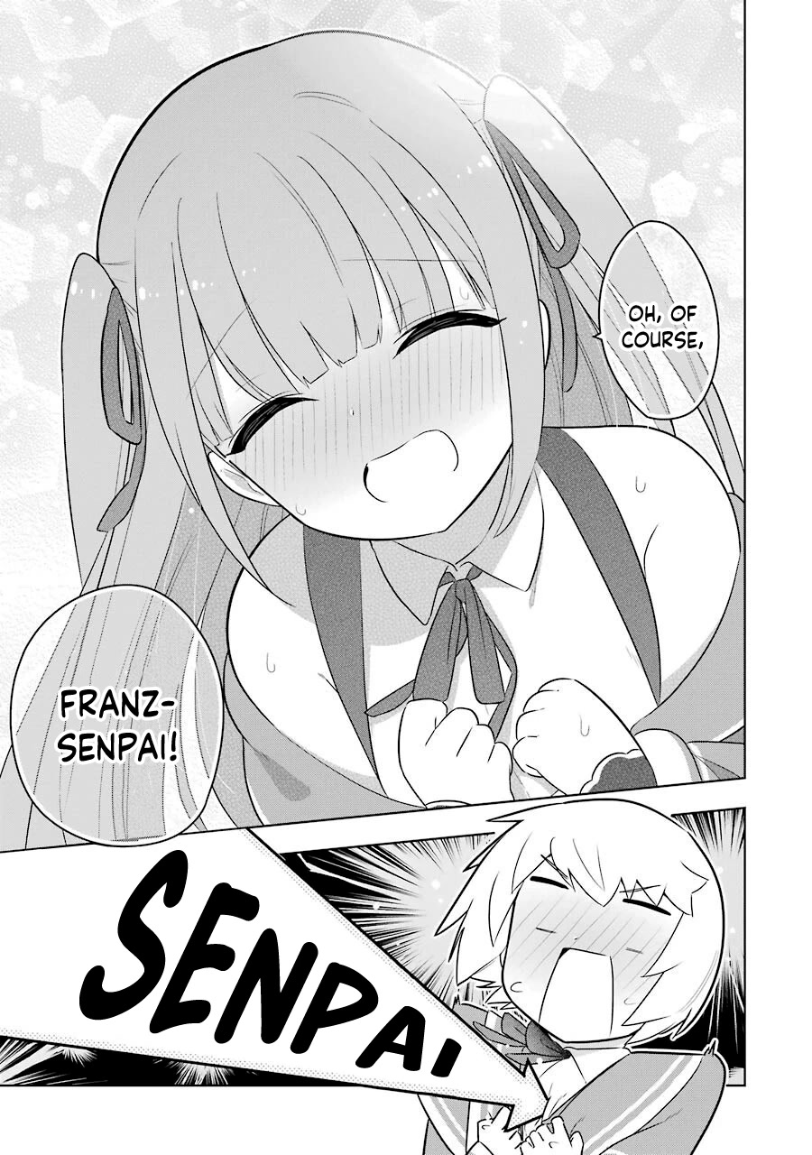 Though Young People Recoil From Entering the Black Magic Industry, I Found Its Treatment of Employees Quite Good When I Entered It, and the President and Familiar Are Cute Too So Everything Is Awesome! Chapter 38 page 21 - Chapter 38: Franz Holds an Interview
