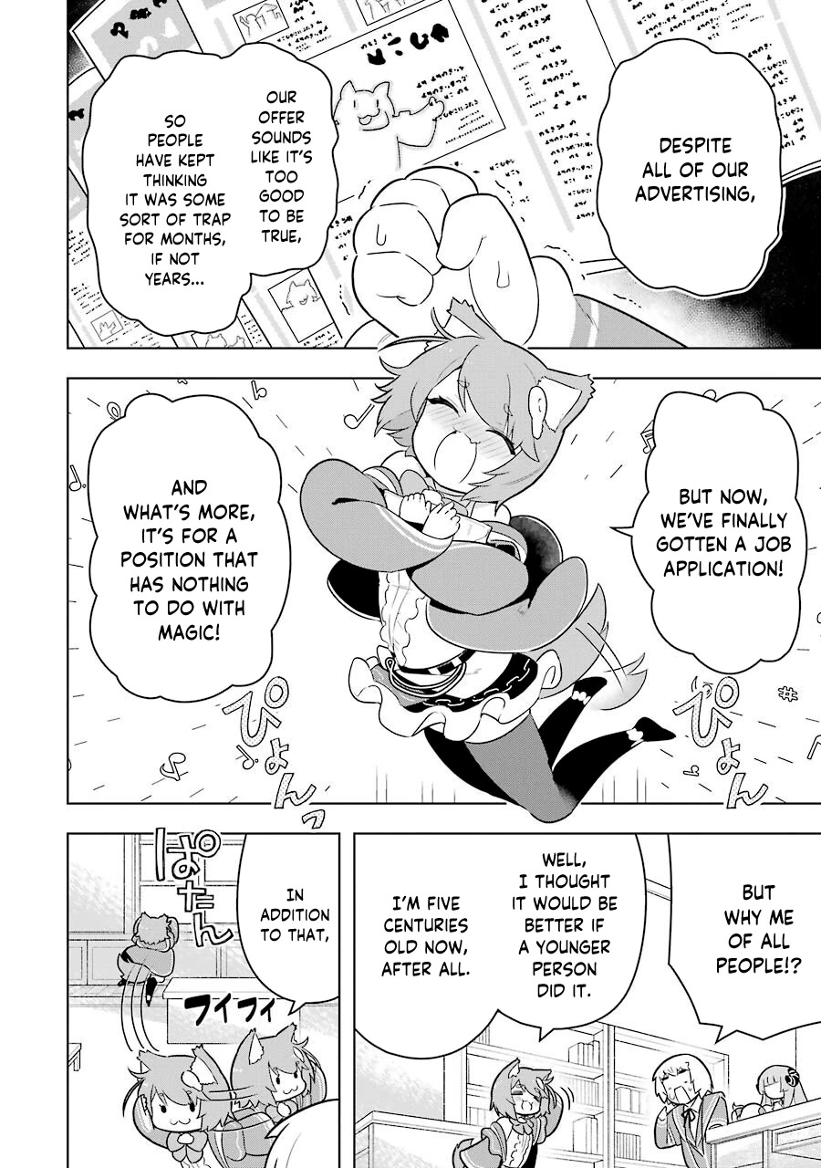 Though Young People Recoil From Entering the Black Magic Industry, I Found Its Treatment of Employees Quite Good When I Entered It, and the President and Familiar Are Cute Too So Everything Is Awesome! Chapter 38 page 4 - Chapter 38: Franz Holds an Interview