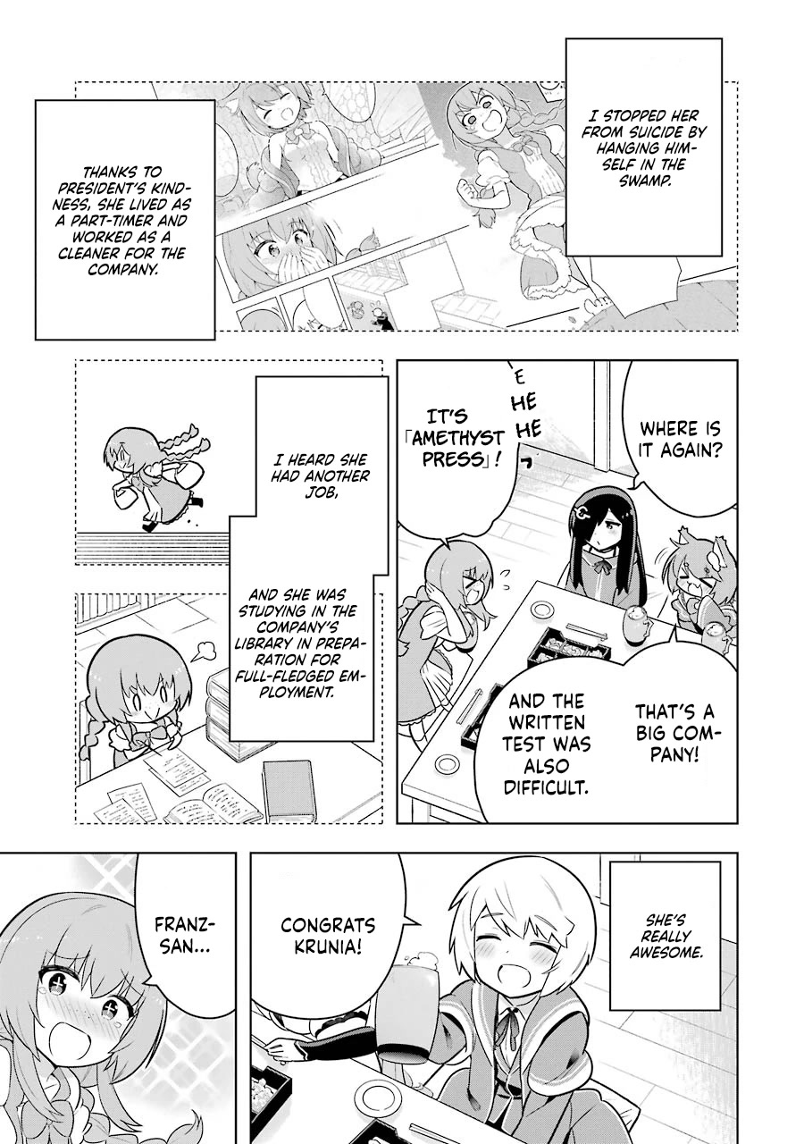 Though Young People Recoil From Entering the Black Magic Industry, I Found Its Treatment of Employees Quite Good When I Entered It, and the President and Familiar Are Cute Too So Everything Is Awesome! Chapter 39 page 5 - Chapter 39: Krunia's Depression