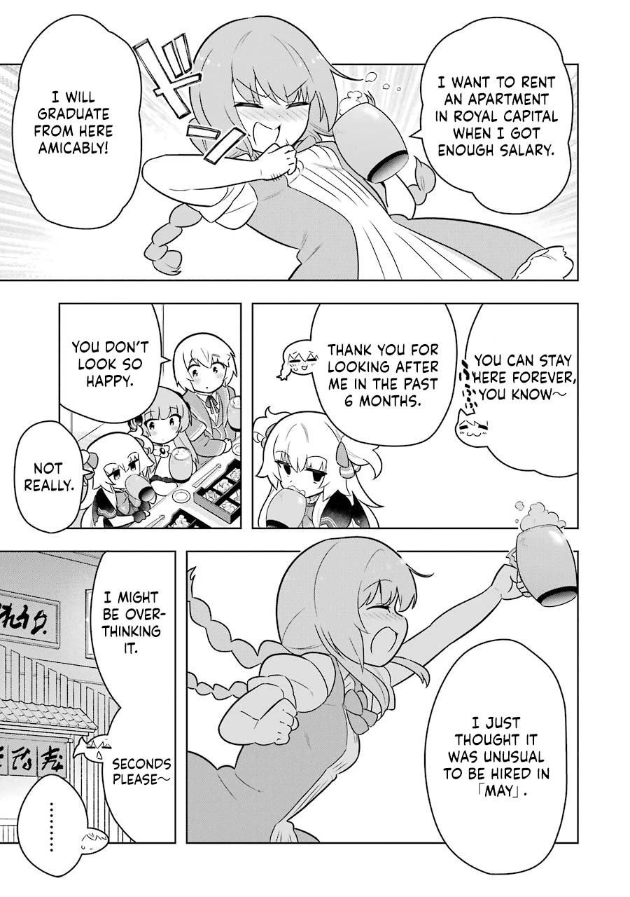 Though Young People Recoil From Entering the Black Magic Industry, I Found Its Treatment of Employees Quite Good When I Entered It, and the President and Familiar Are Cute Too So Everything Is Awesome! Chapter 39 page 7 - Chapter 39: Krunia's Depression