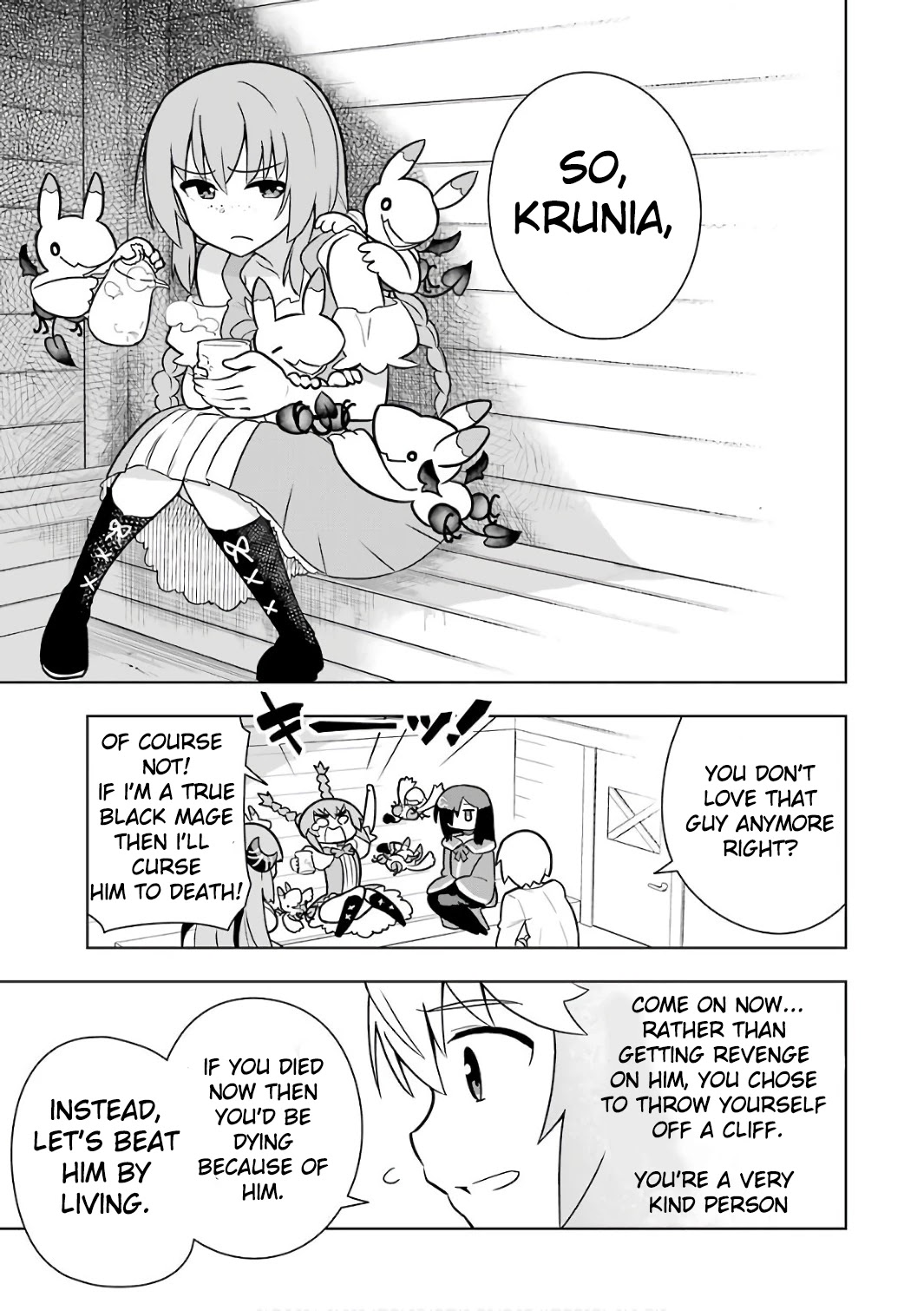 Though Young People Recoil From Entering the Black Magic Industry, I Found Its Treatment of Employees Quite Good When I Entered It, and the President and Familiar Are Cute Too So Everything Is Awesome! Chapter 4 page 17 - Chapter 4