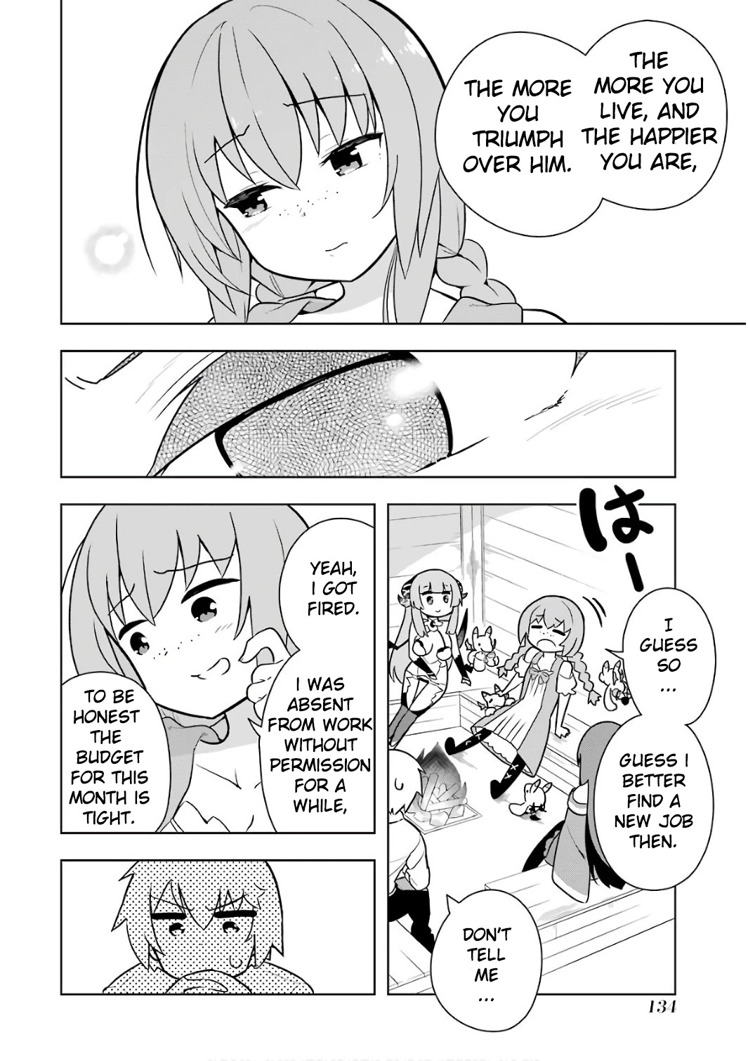 Though Young People Recoil From Entering the Black Magic Industry, I Found Its Treatment of Employees Quite Good When I Entered It, and the President and Familiar Are Cute Too So Everything Is Awesome! Chapter 4 page 18 - Chapter 4