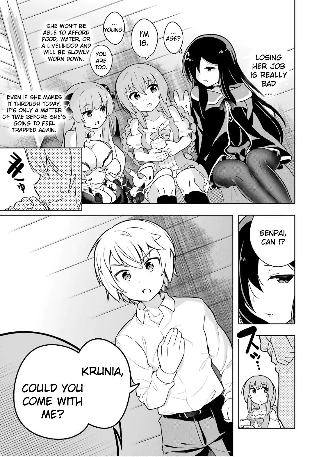 Though Young People Recoil From Entering the Black Magic Industry, I Found Its Treatment of Employees Quite Good When I Entered It, and the President and Familiar Are Cute Too So Everything Is Awesome! Chapter 4 page 19 - Chapter 4
