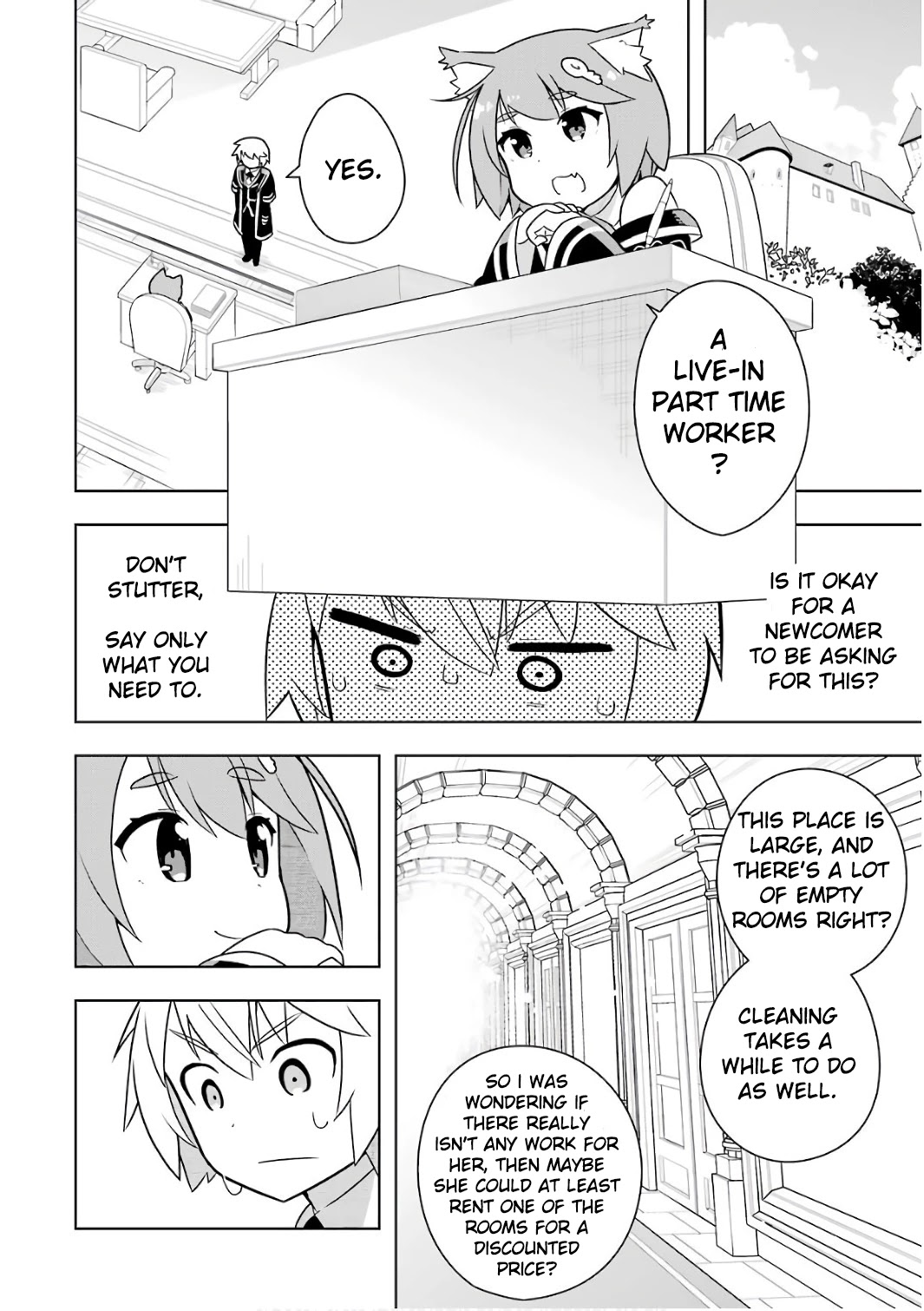 Though Young People Recoil From Entering the Black Magic Industry, I Found Its Treatment of Employees Quite Good When I Entered It, and the President and Familiar Are Cute Too So Everything Is Awesome! Chapter 4 page 20 - Chapter 4