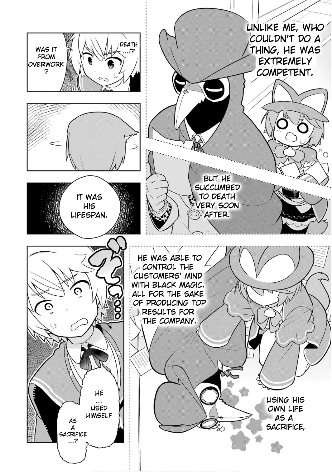 Though Young People Recoil From Entering the Black Magic Industry, I Found Its Treatment of Employees Quite Good When I Entered It, and the President and Familiar Are Cute Too So Everything Is Awesome! Chapter 4 page 24 - Chapter 4