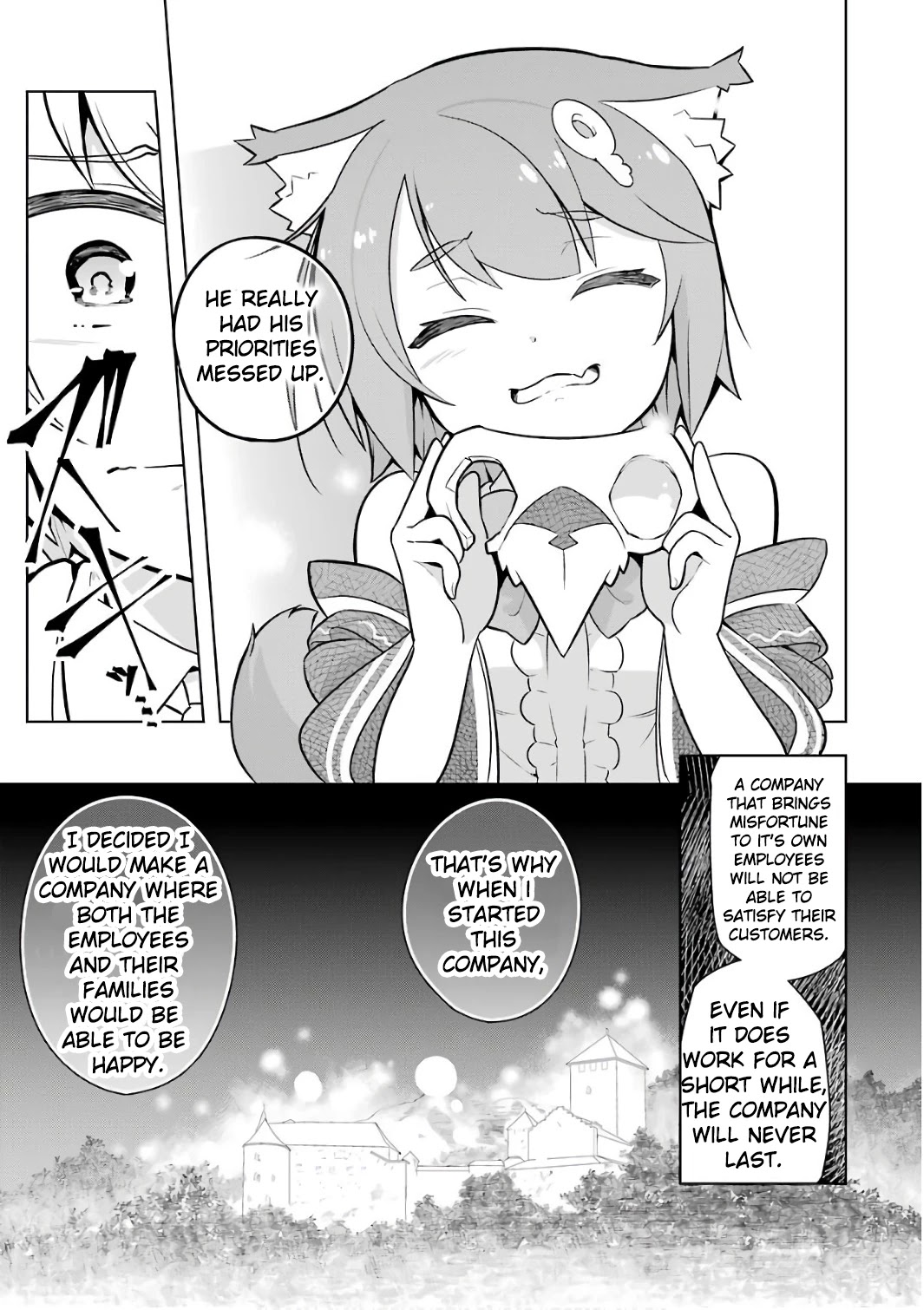Though Young People Recoil From Entering the Black Magic Industry, I Found Its Treatment of Employees Quite Good When I Entered It, and the President and Familiar Are Cute Too So Everything Is Awesome! Chapter 4 page 25 - Chapter 4