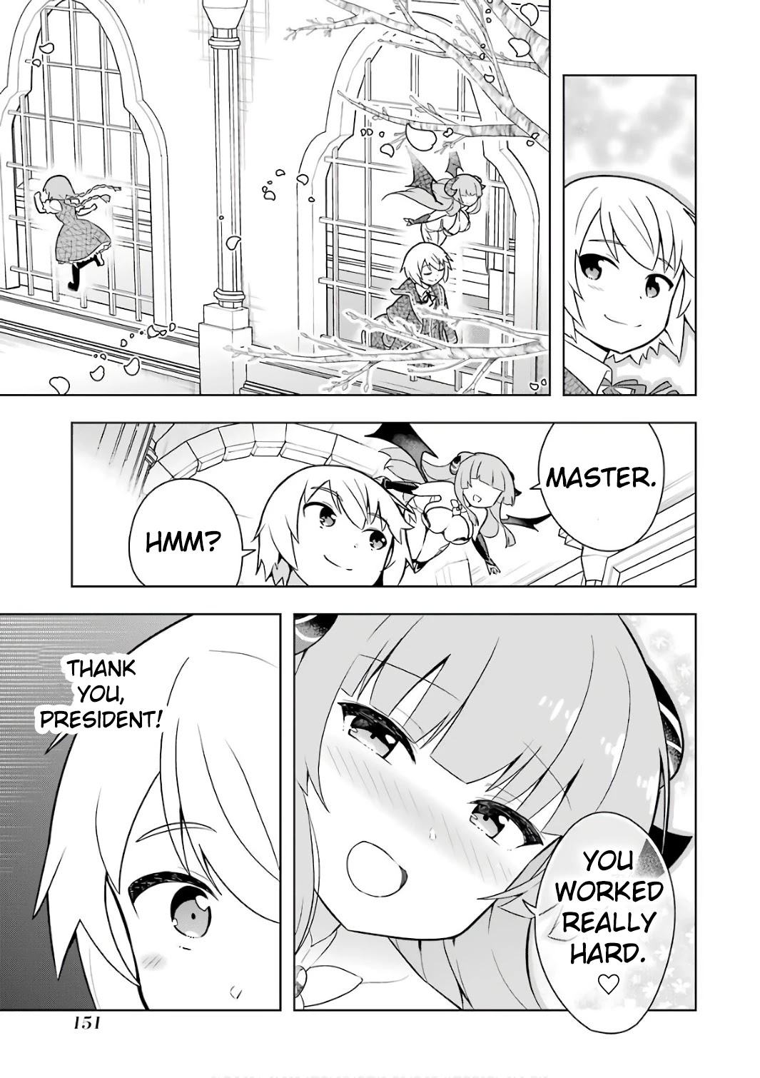 Though Young People Recoil From Entering the Black Magic Industry, I Found Its Treatment of Employees Quite Good When I Entered It, and the President and Familiar Are Cute Too So Everything Is Awesome! Chapter 4 page 35 - Chapter 4