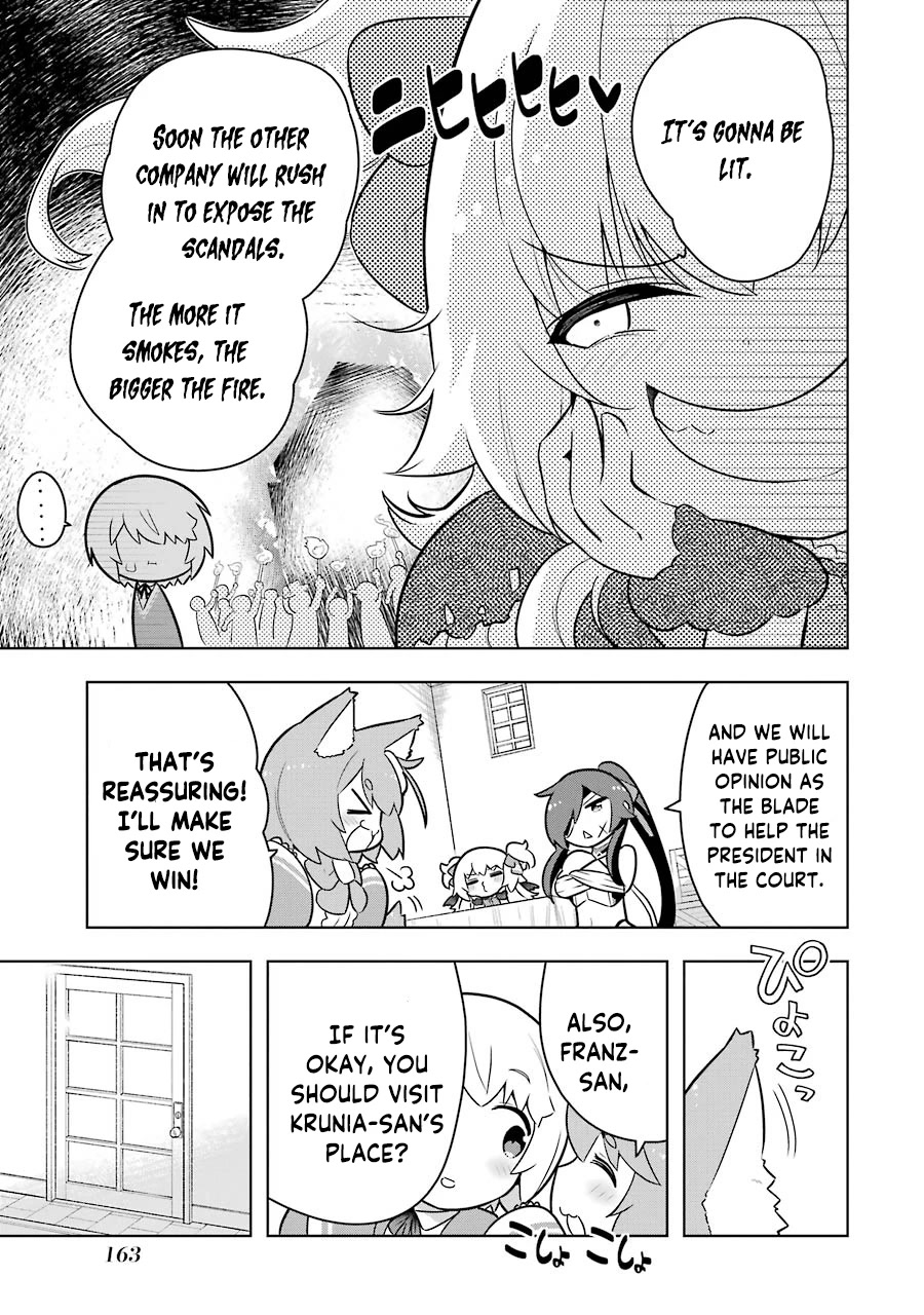 Though Young People Recoil From Entering the Black Magic Industry, I Found Its Treatment of Employees Quite Good When I Entered It, and the President and Familiar Are Cute Too So Everything Is Awesome! Chapter 40 page 8 - Chapter 40: The Magic Only Franz Can Use