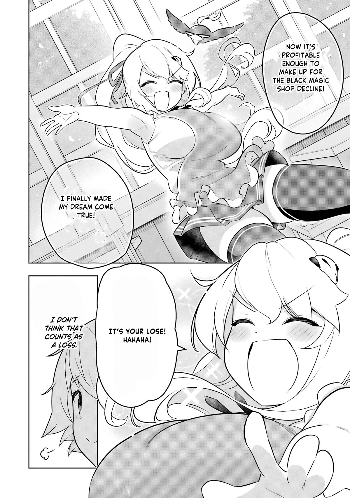 Though Young People Recoil From Entering the Black Magic Industry, I Found Its Treatment of Employees Quite Good When I Entered It, and the President and Familiar Are Cute Too So Everything Is Awesome! Chapter 41 page 20 - Chapter 41: Elanor's New Job