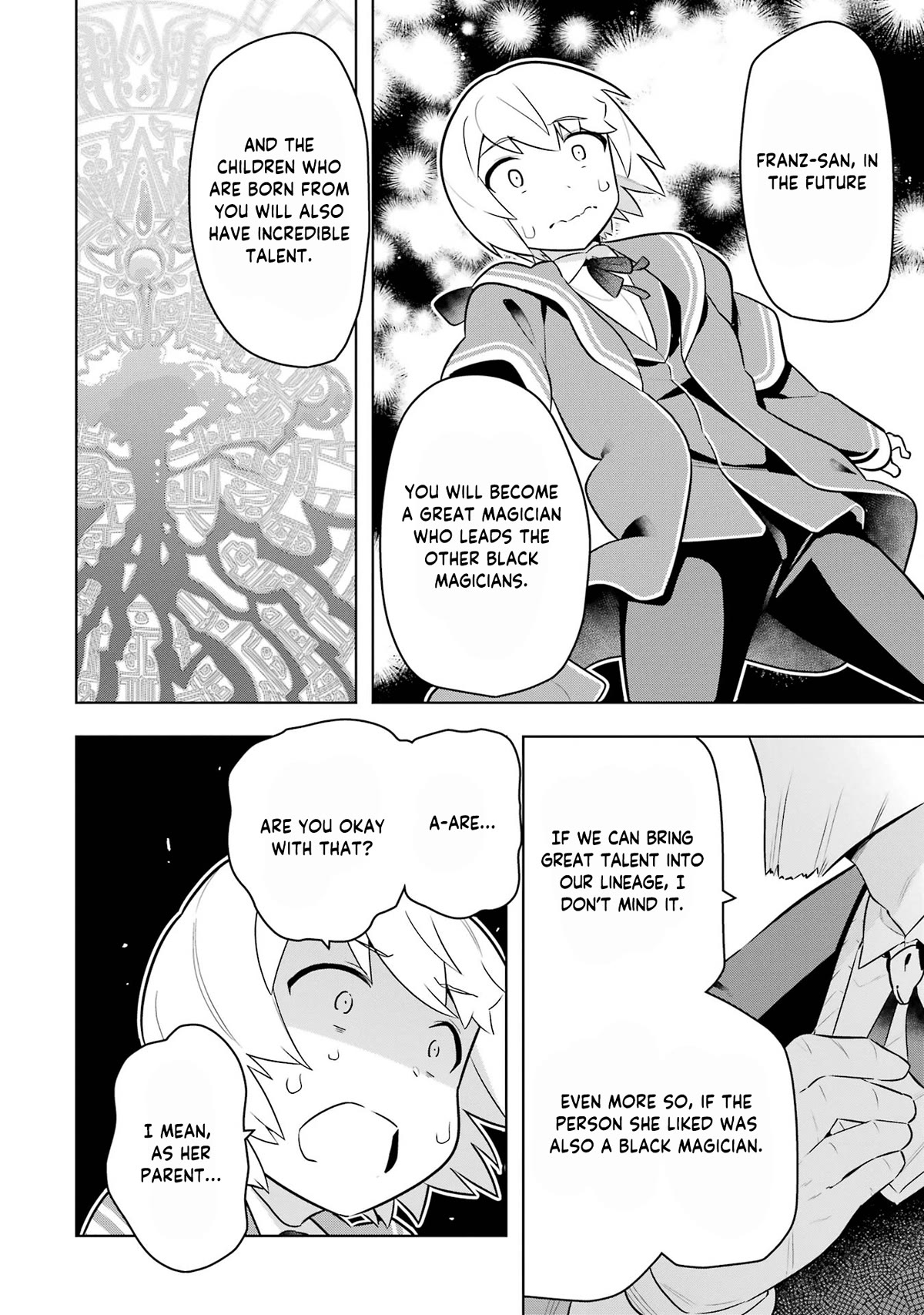 Though Young People Recoil From Entering the Black Magic Industry, I Found Its Treatment of Employees Quite Good When I Entered It, and the President and Familiar Are Cute Too So Everything Is Awesome! Chapter 41 page 30 - Chapter 41: Elanor's New Job