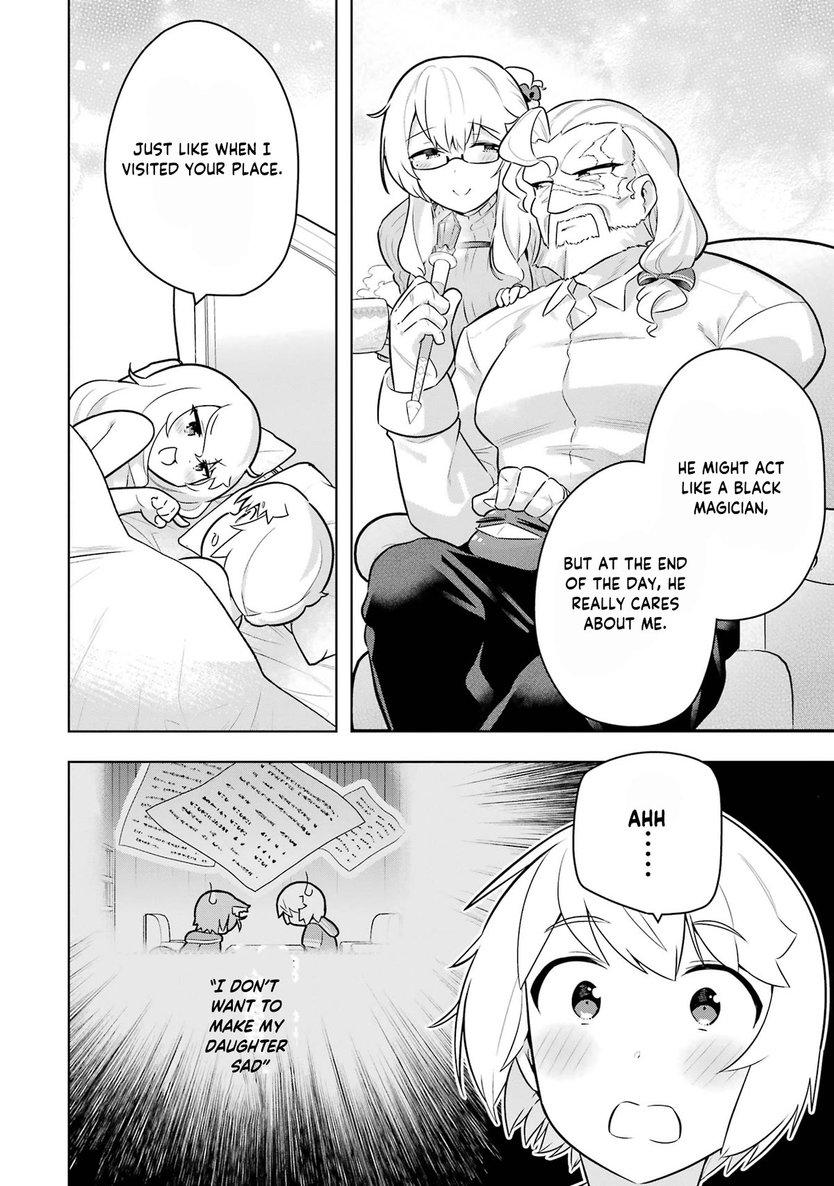 Though Young People Recoil From Entering the Black Magic Industry, I Found Its Treatment of Employees Quite Good When I Entered It, and the President and Familiar Are Cute Too So Everything Is Awesome! Chapter 41 page 42 - Chapter 41: Elanor's New Job