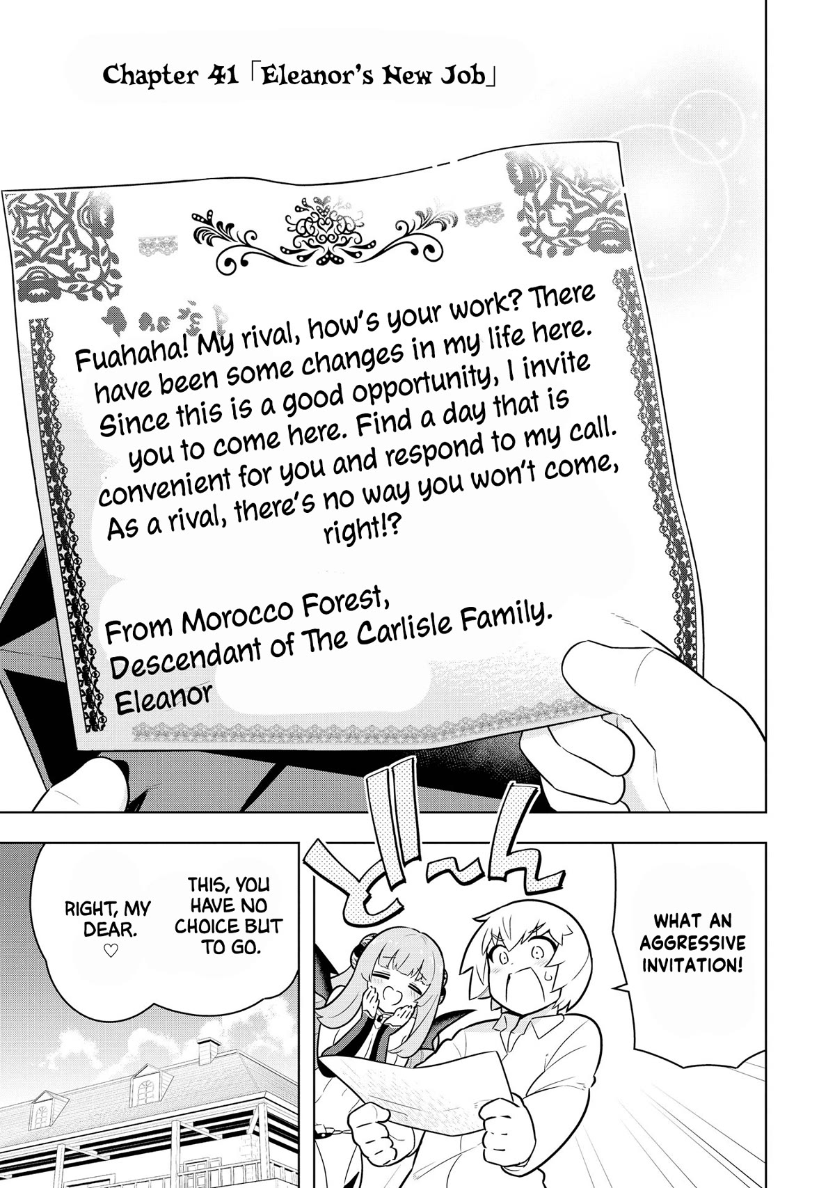 Though Young People Recoil From Entering the Black Magic Industry, I Found Its Treatment of Employees Quite Good When I Entered It, and the President and Familiar Are Cute Too So Everything Is Awesome! Chapter 41 page 5 - Chapter 41: Elanor's New Job