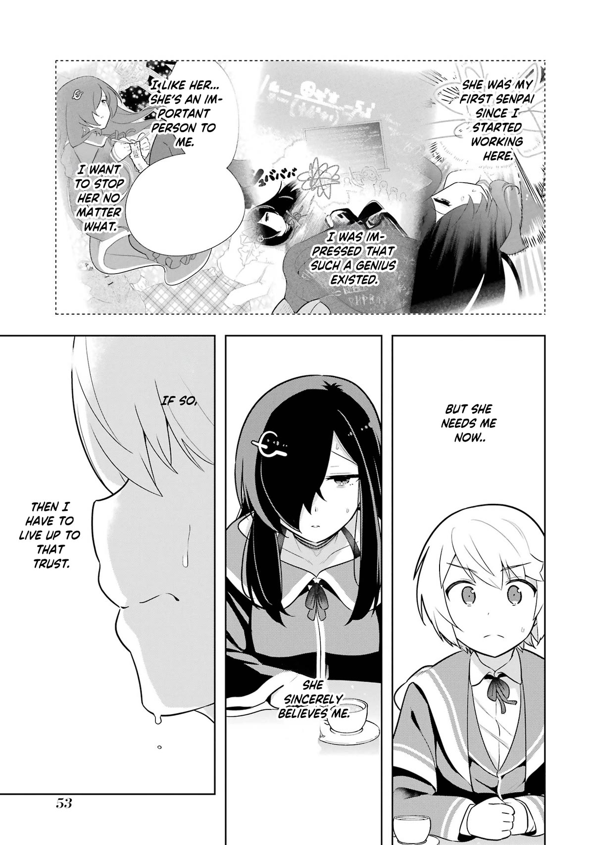 Though Young People Recoil From Entering the Black Magic Industry, I Found Its Treatment of Employees Quite Good When I Entered It, and the President and Familiar Are Cute Too So Everything Is Awesome! Chapter 42 page 10 - Chapter 42: Senpai Gets Headhunted?!