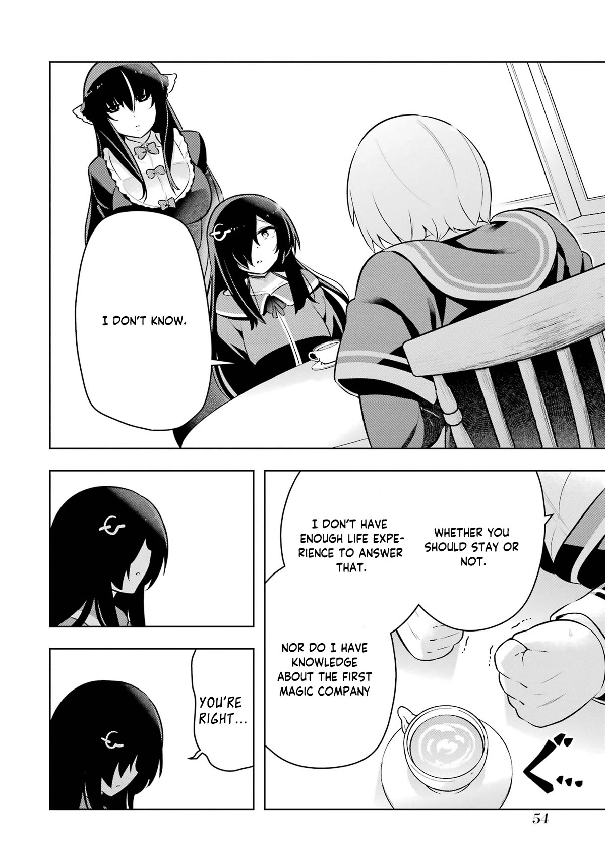 Though Young People Recoil From Entering the Black Magic Industry, I Found Its Treatment of Employees Quite Good When I Entered It, and the President and Familiar Are Cute Too So Everything Is Awesome! Chapter 42 page 11 - Chapter 42: Senpai Gets Headhunted?!
