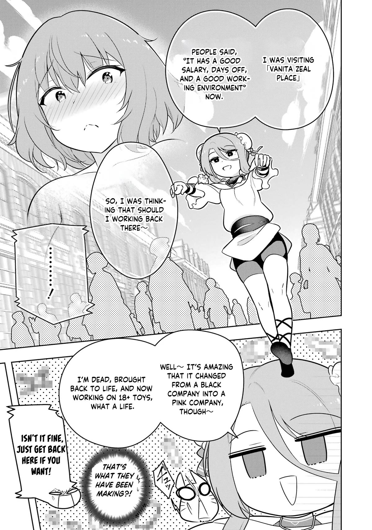 Though Young People Recoil From Entering the Black Magic Industry, I Found Its Treatment of Employees Quite Good When I Entered It, and the President and Familiar Are Cute Too So Everything Is Awesome! Chapter 42 page 20 - Chapter 42: Senpai Gets Headhunted?!