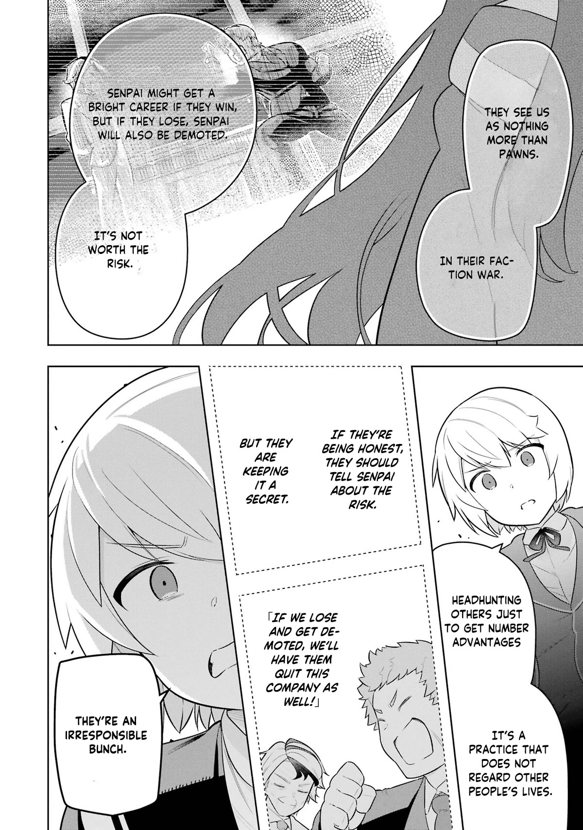 Though Young People Recoil From Entering the Black Magic Industry, I Found Its Treatment of Employees Quite Good When I Entered It, and the President and Familiar Are Cute Too So Everything Is Awesome! Chapter 42 page 31 - Chapter 42: Senpai Gets Headhunted?!