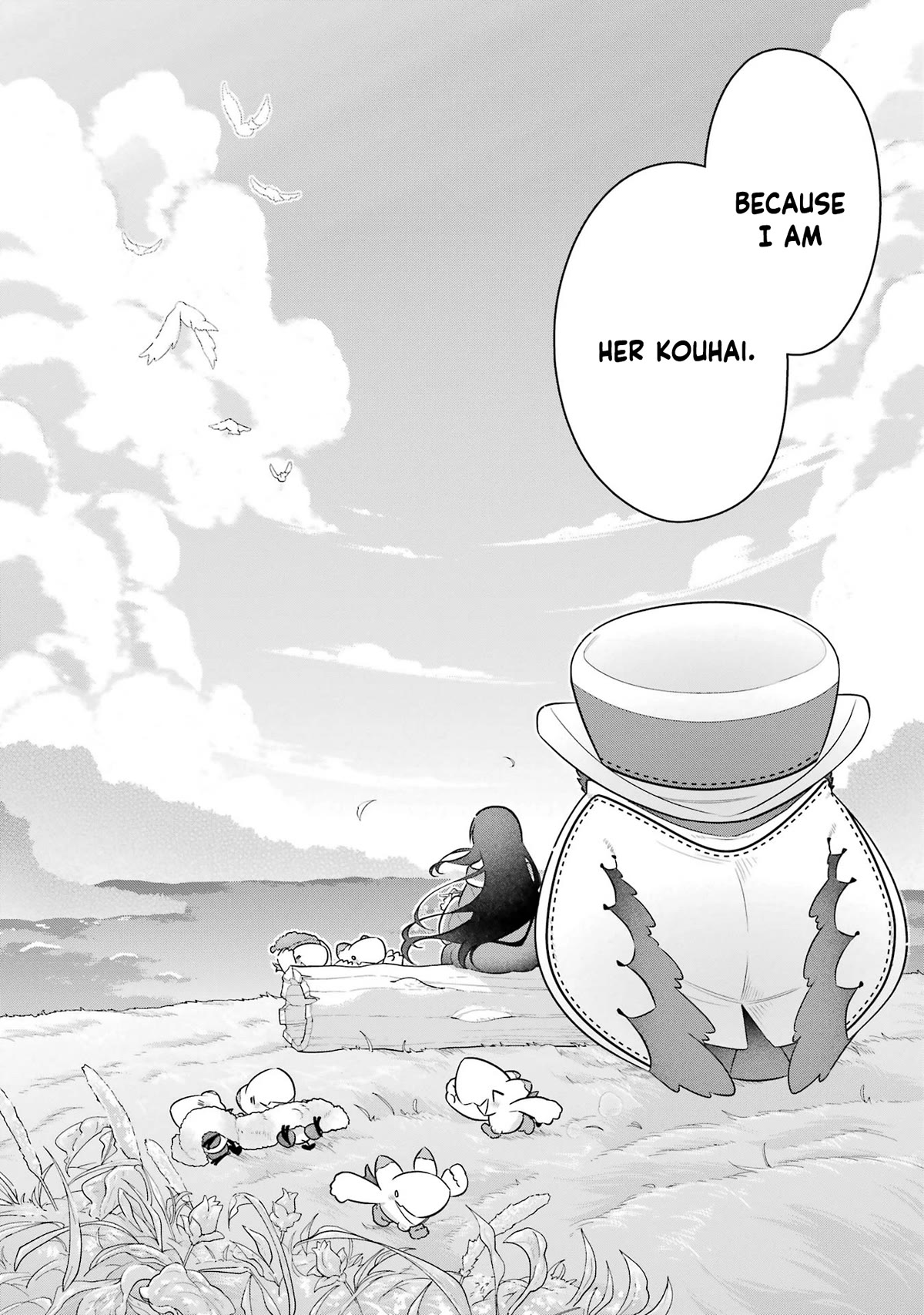 Though Young People Recoil From Entering the Black Magic Industry, I Found Its Treatment of Employees Quite Good When I Entered It, and the President and Familiar Are Cute Too So Everything Is Awesome! Chapter 42 page 41 - Chapter 42: Senpai Gets Headhunted?!