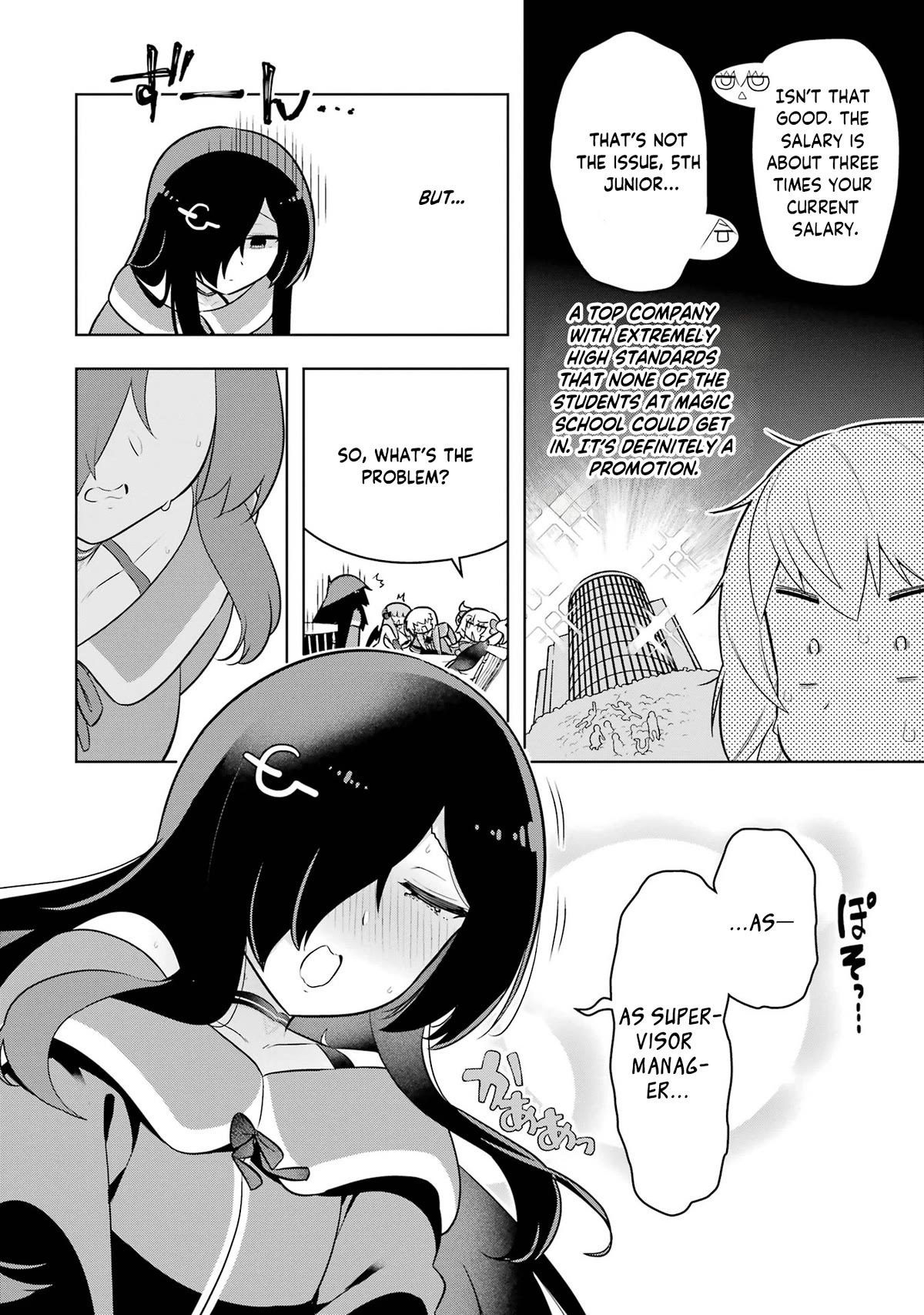 Though Young People Recoil From Entering the Black Magic Industry, I Found Its Treatment of Employees Quite Good When I Entered It, and the President and Familiar Are Cute Too So Everything Is Awesome! Chapter 42 page 7 - Chapter 42: Senpai Gets Headhunted?!