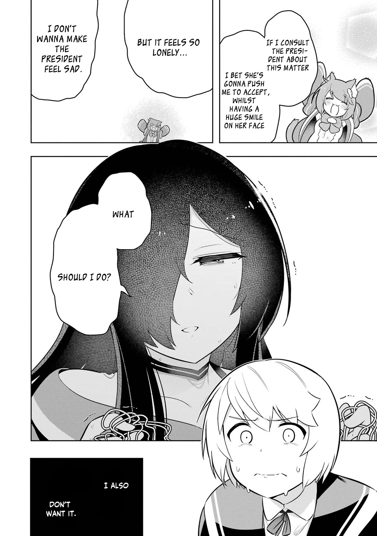 Though Young People Recoil From Entering the Black Magic Industry, I Found Its Treatment of Employees Quite Good When I Entered It, and the President and Familiar Are Cute Too So Everything Is Awesome! Chapter 42 page 9 - Chapter 42: Senpai Gets Headhunted?!